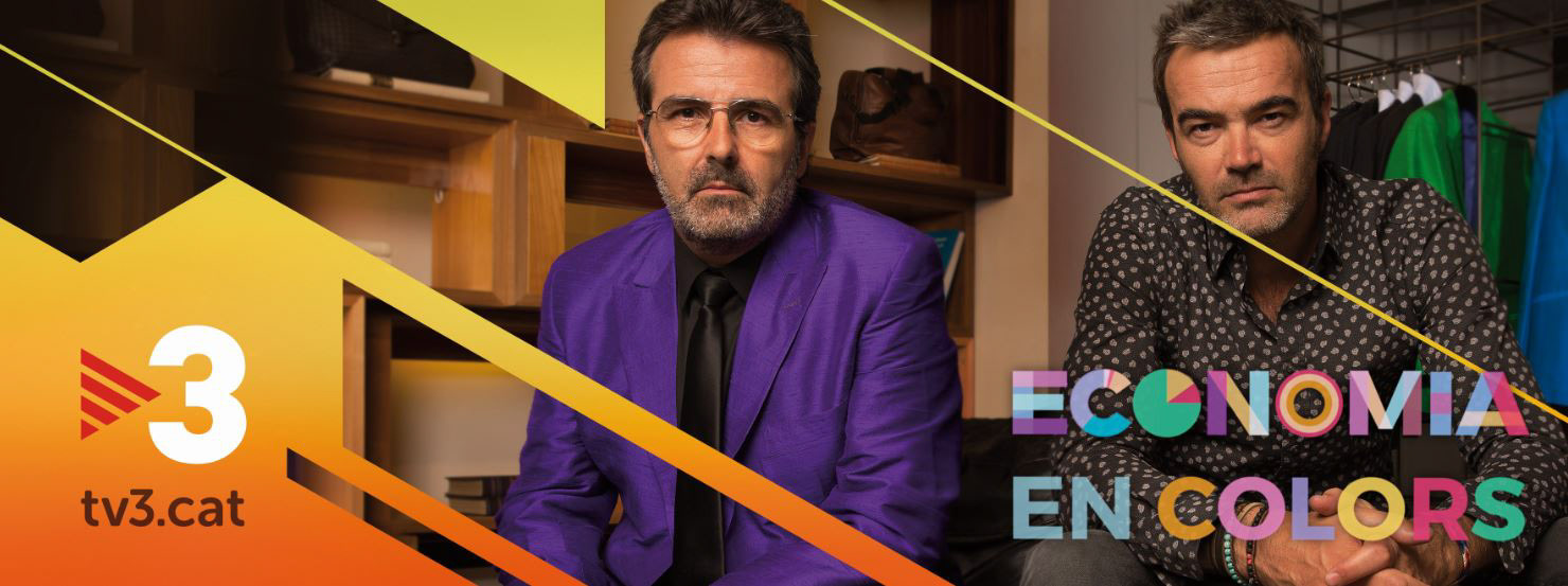 Economia  en Colors                                                                                    Xavier Sala i Martín ( Economist )                                                                                                                                         Tian Riba   ( Journalist )   