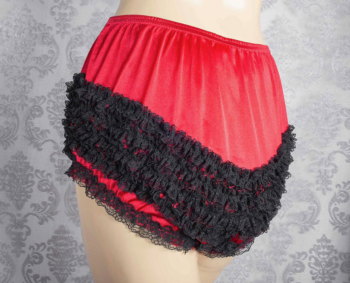 Nylon Nostalgia Frilly Knickers