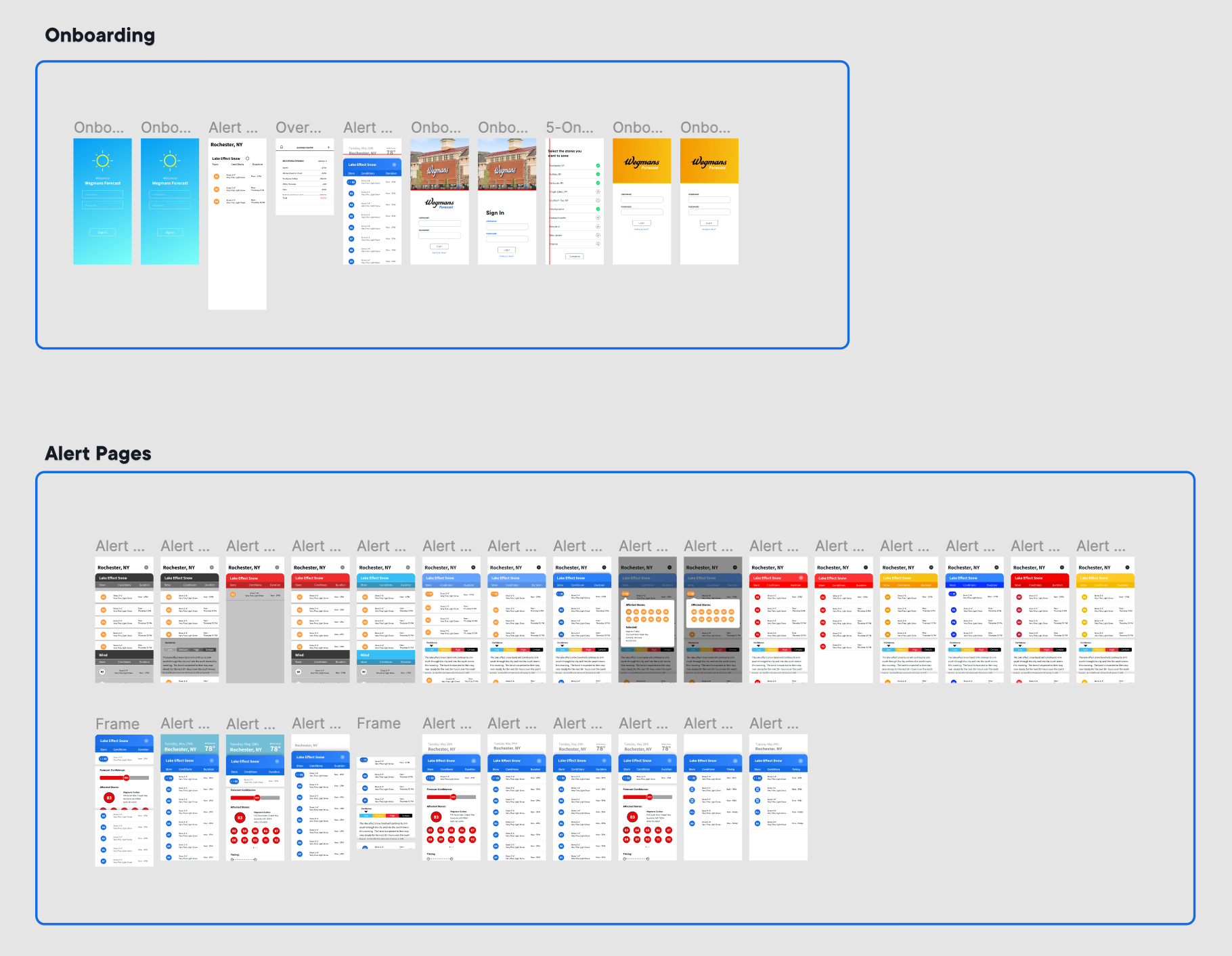 Event Card/Onboarding - Iterations