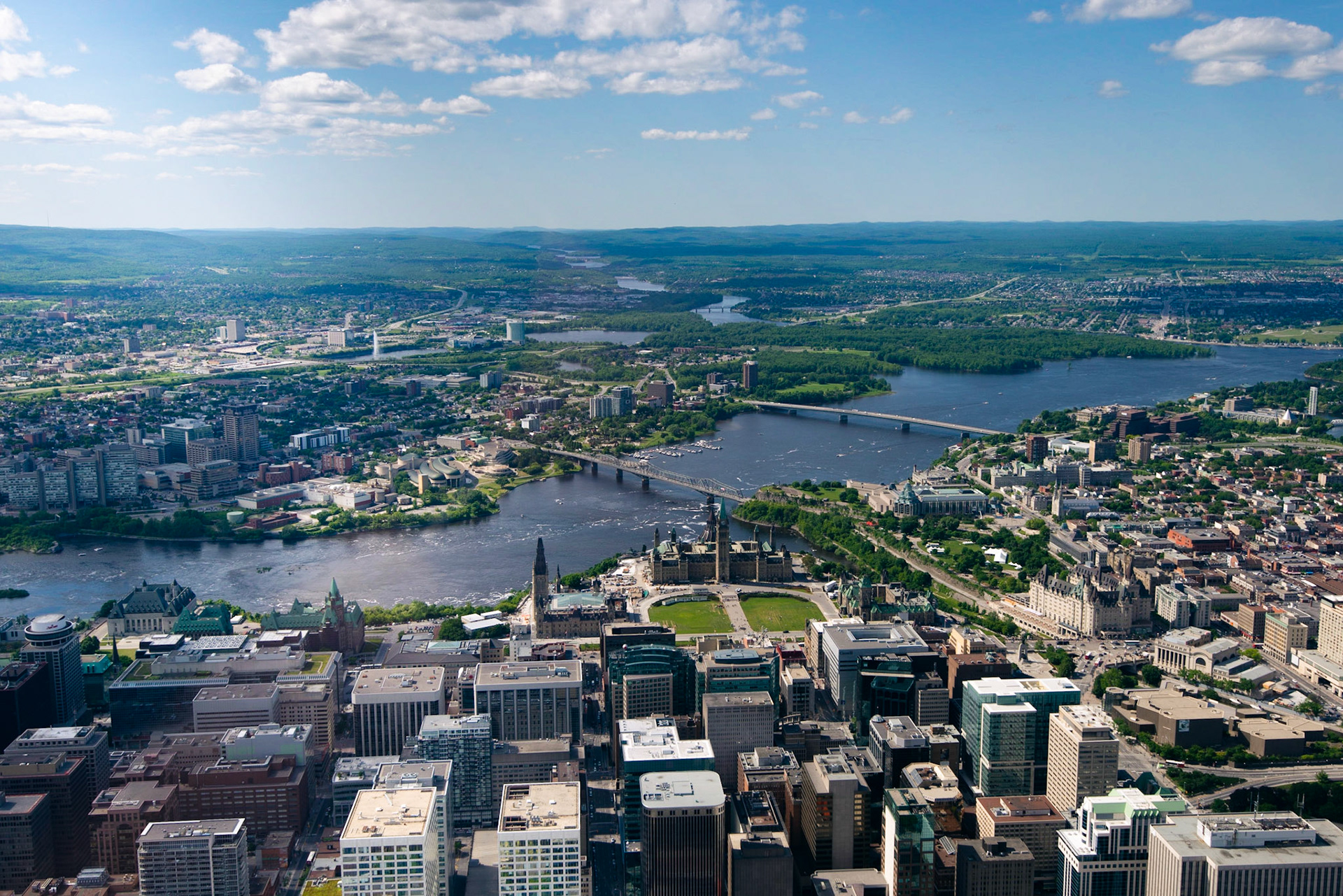 Flying high on Ottawa is one of the best experiences you can give to your loved ones. On my fathers's Birthday I gave him this incredible experience offered by Canada Aviation and space museum. This photograph is actually taken by my dad on his Helicopter ride around Ottawa. Thanks for the Unique photo. I am just the mediator.
