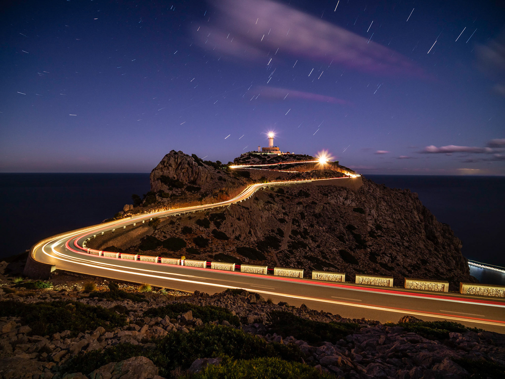 Es wird Nacht am Cap de Formentor