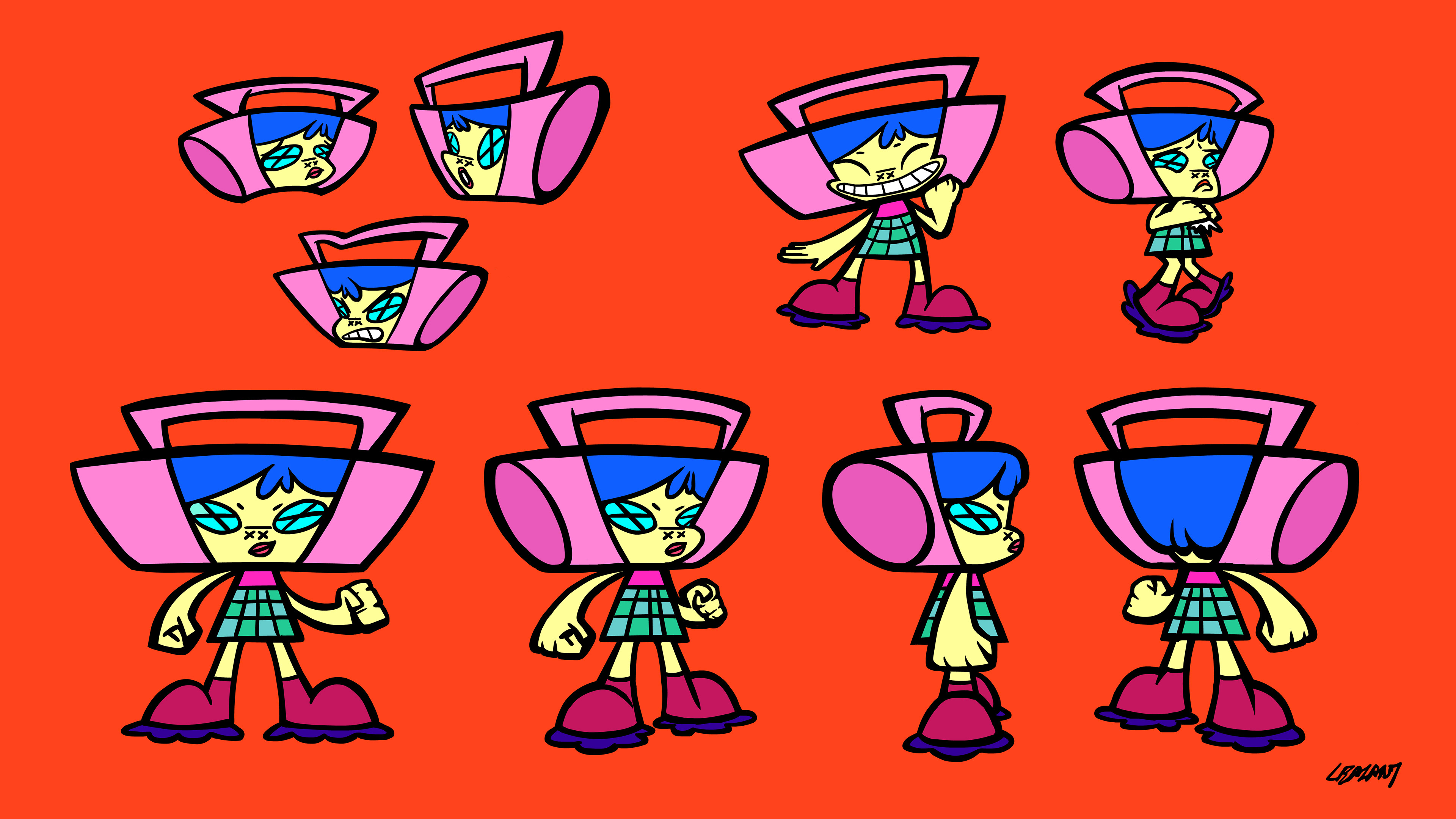 Beep Bop Boop Character Design by Lealani (2020)