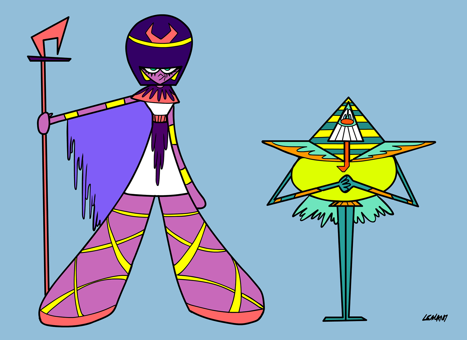 character design by Lealani