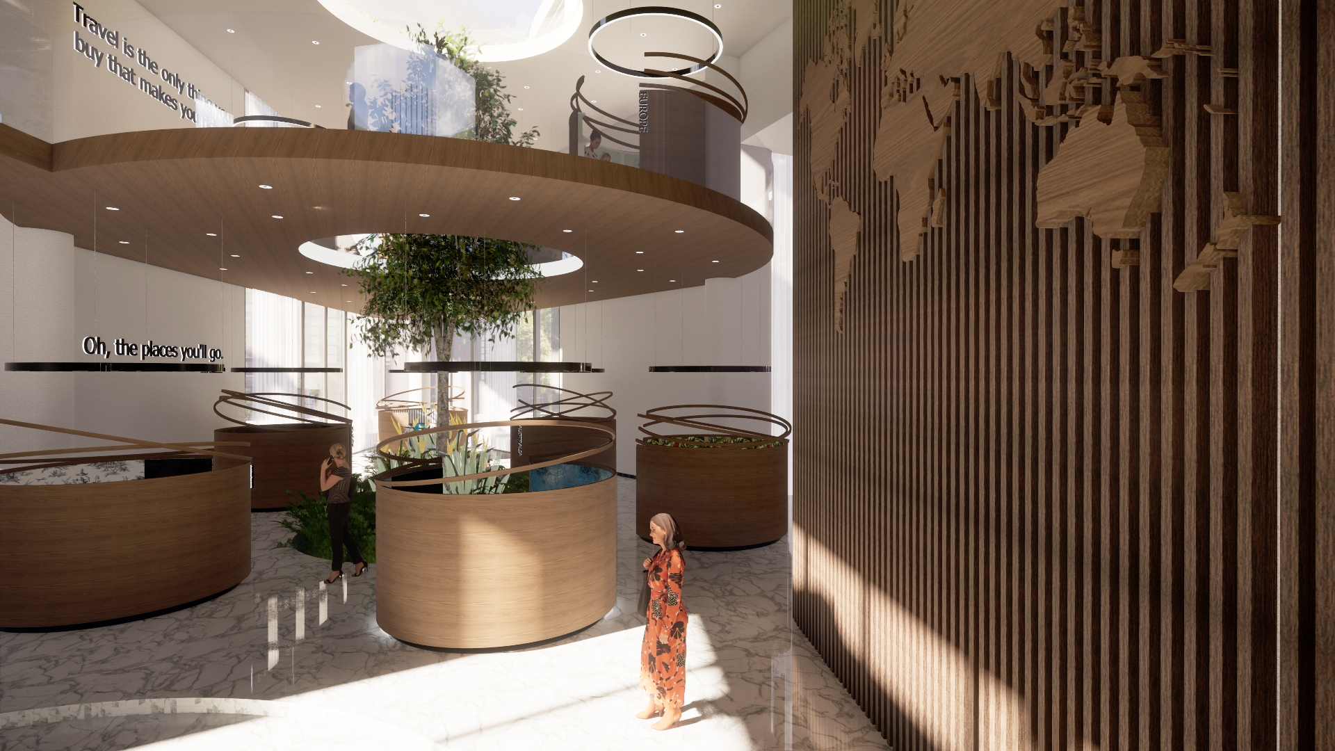 'THE WORLD' RETAIL PODS