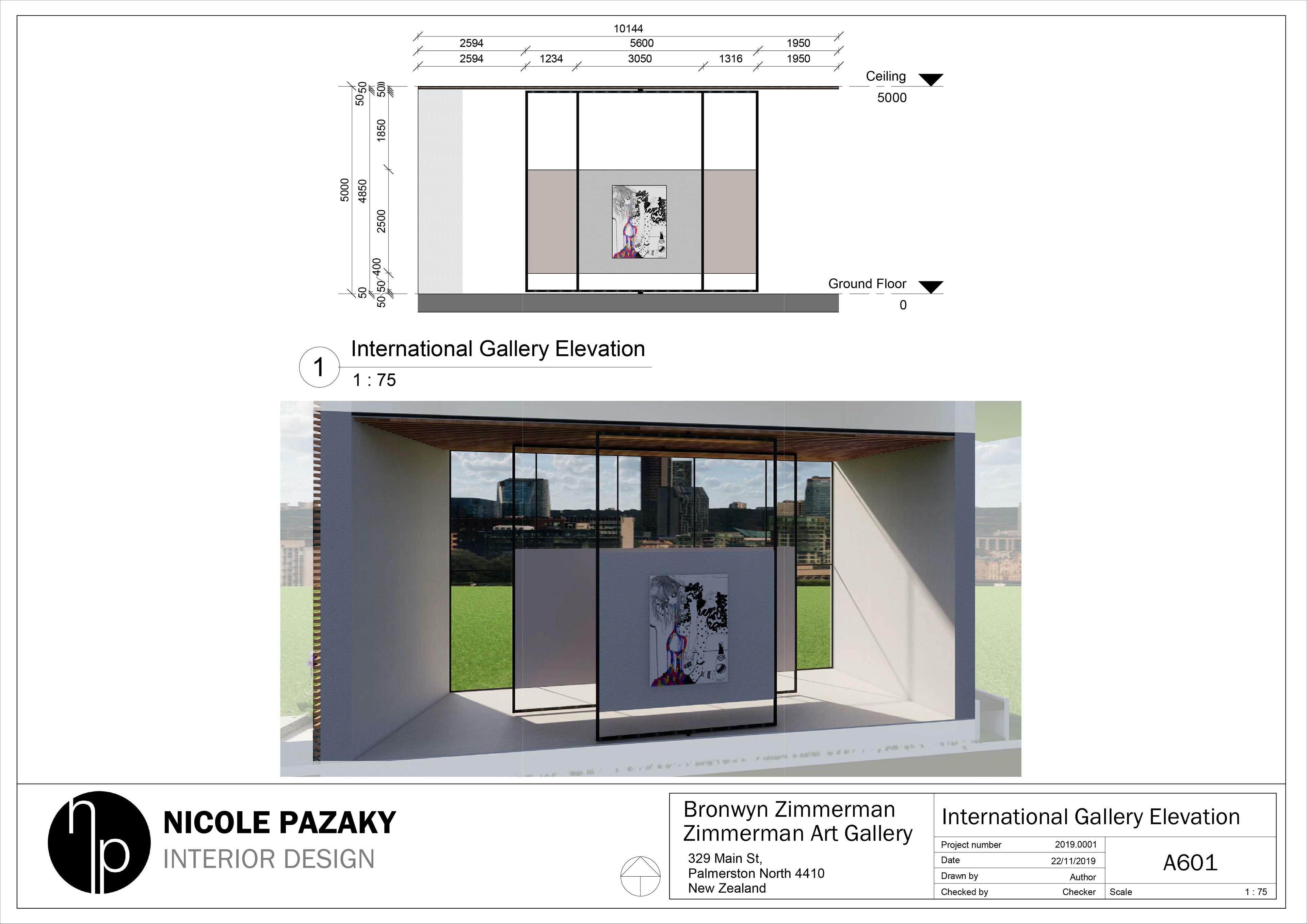 INTERNATIONAL GALLERY ELEVATION