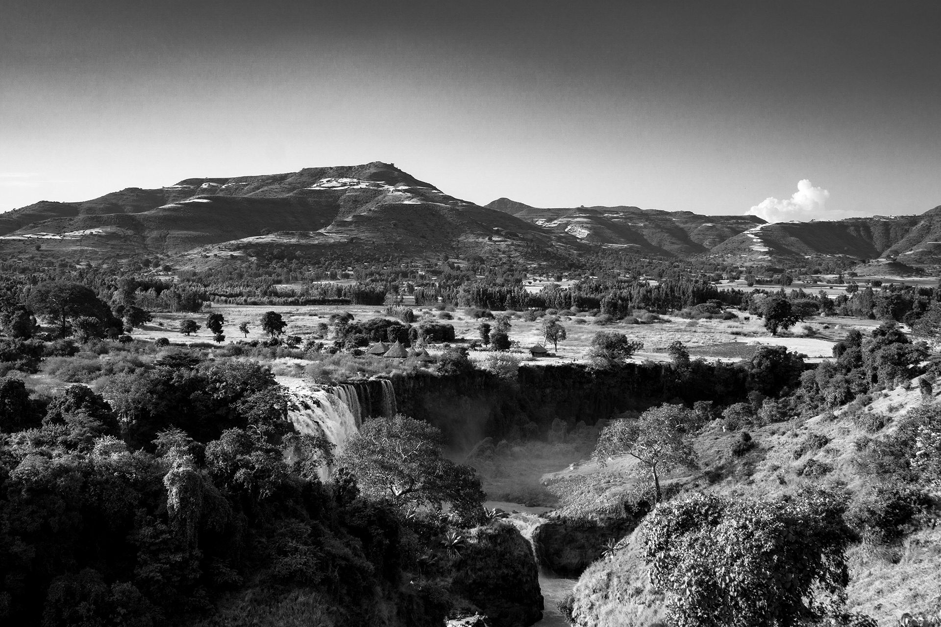 Les chutes du Nil Bleu