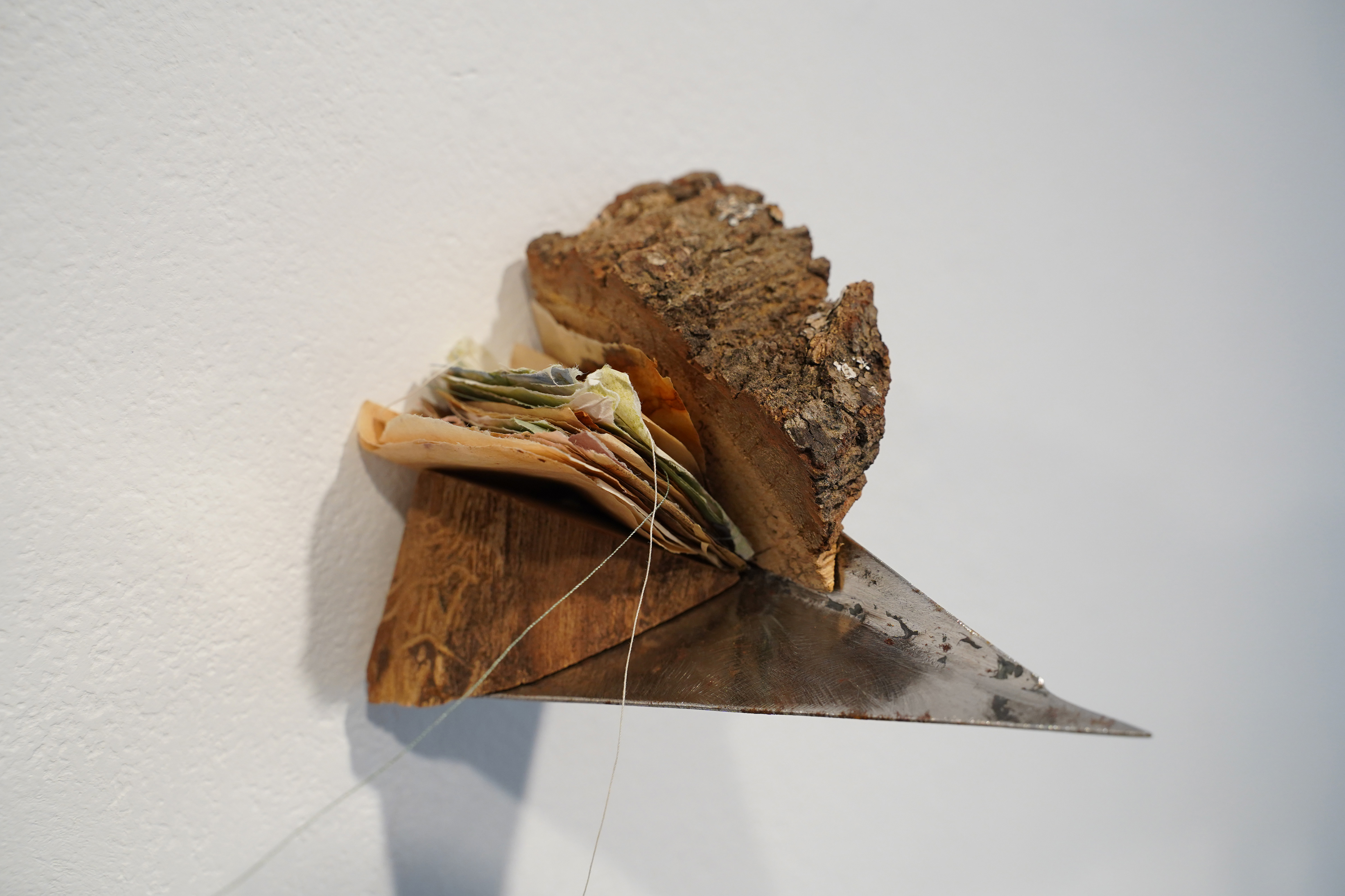 Little Complicated Moments Wood, steel, paper, thread 19