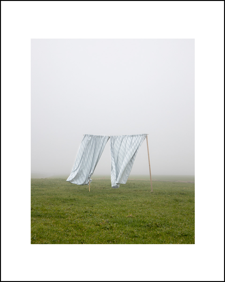 2. Curtains, 2020. Hanemühle Fine Art print with passe partout, 40 x 50. Edition of 3-