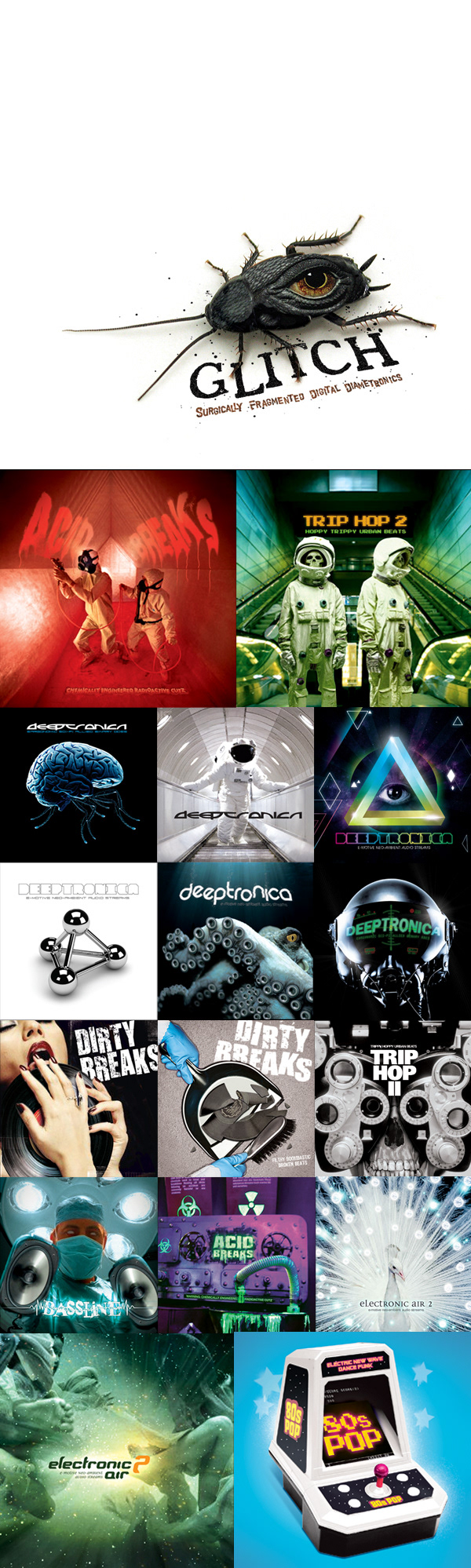 Black Mamba Studios - Extreme Music CD Covers