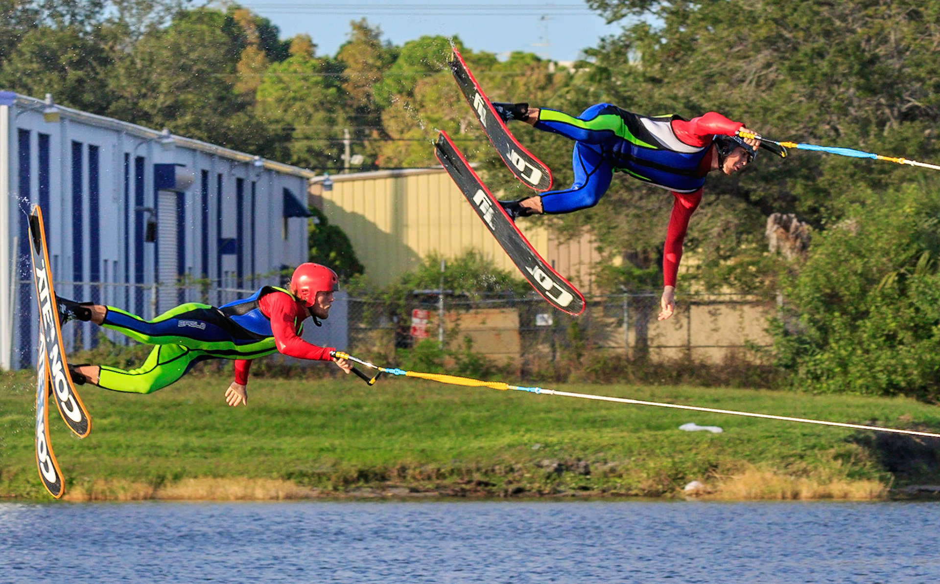Jeff Donald photography Tampa Bay Water Ski Show Team