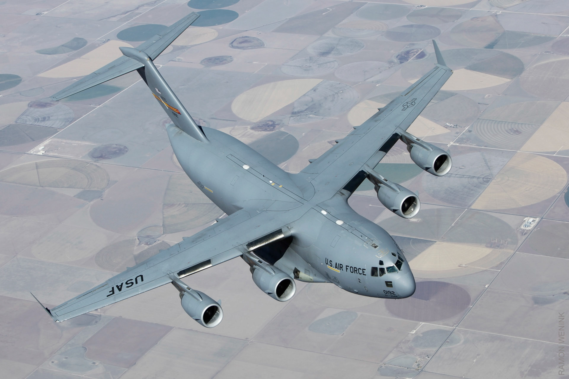 Ramon Wenink Aerial Photography BOEING C17 GLOBEMASTER III