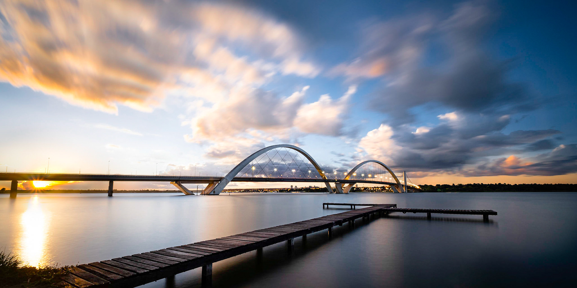 Por do sol na Ponte JK 03