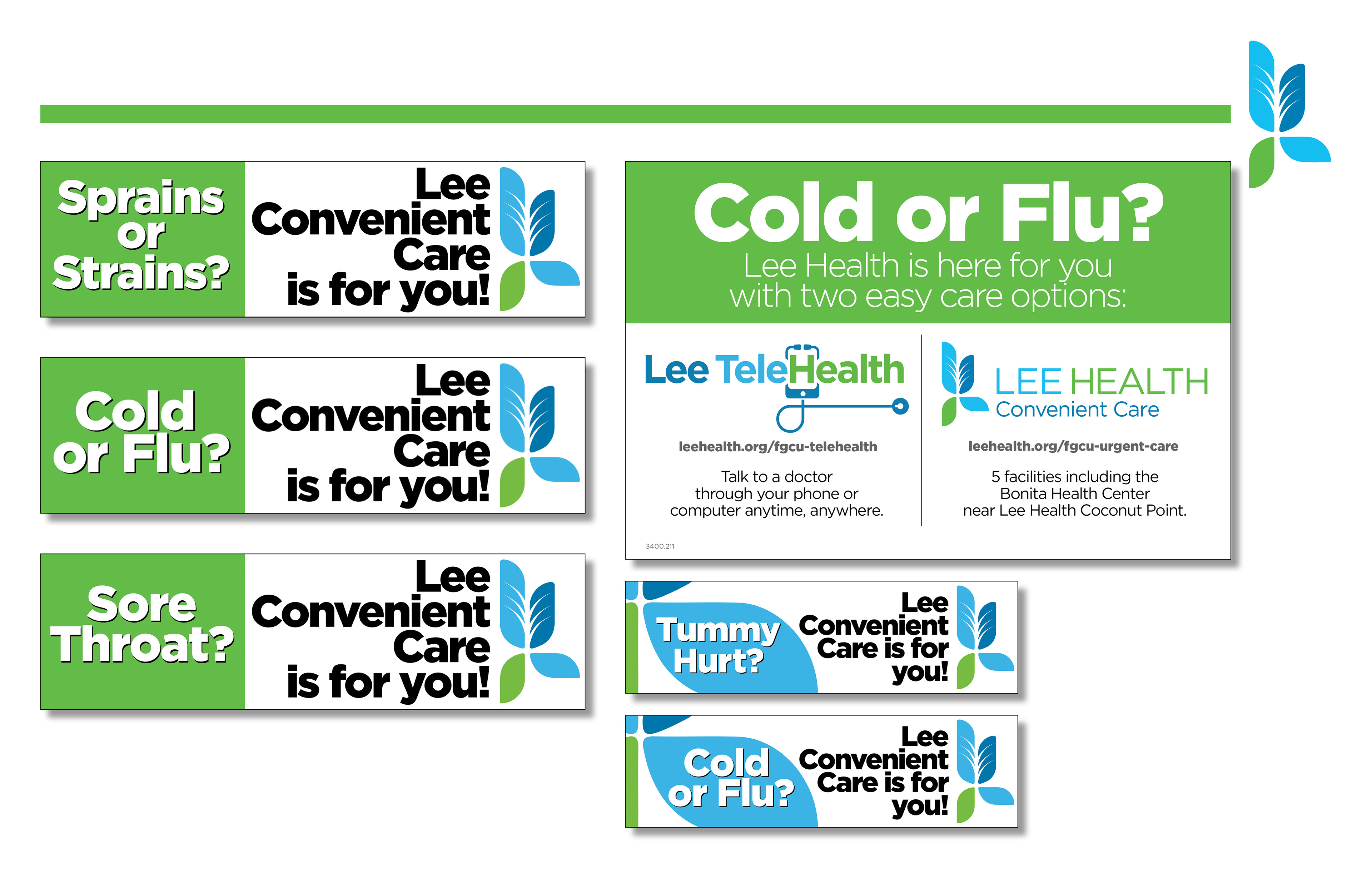 Danny Earnest Lee Convenient Care Web Banner Ads Digital Billboars