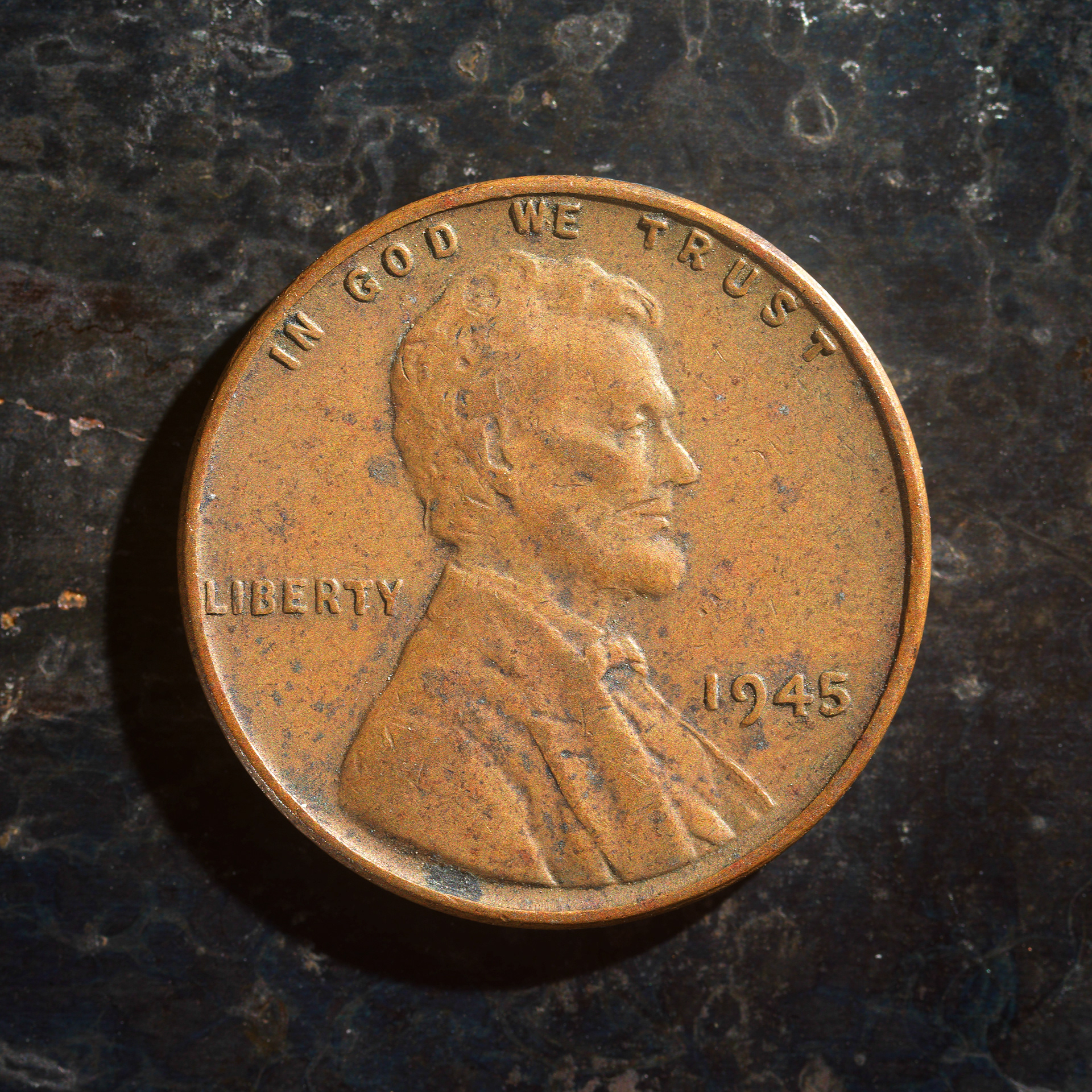 Messed Up Money - Fine Art Coin Photography - Penny - Heads 1929 - 1958