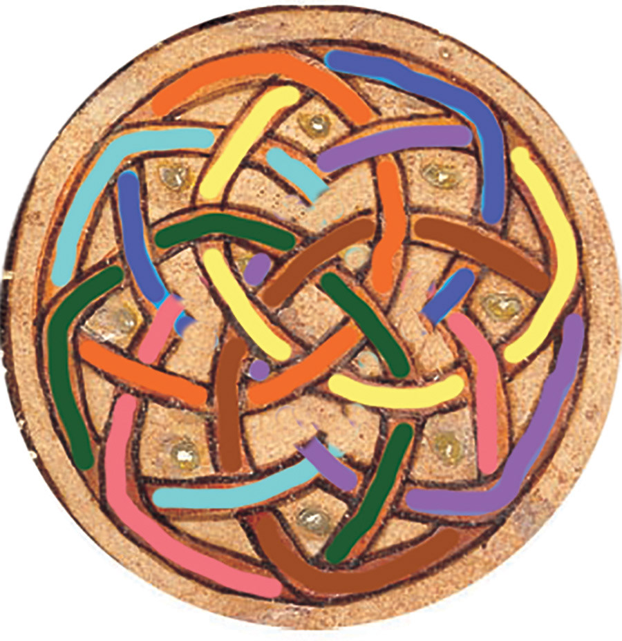 Figure 40: The knot with colours