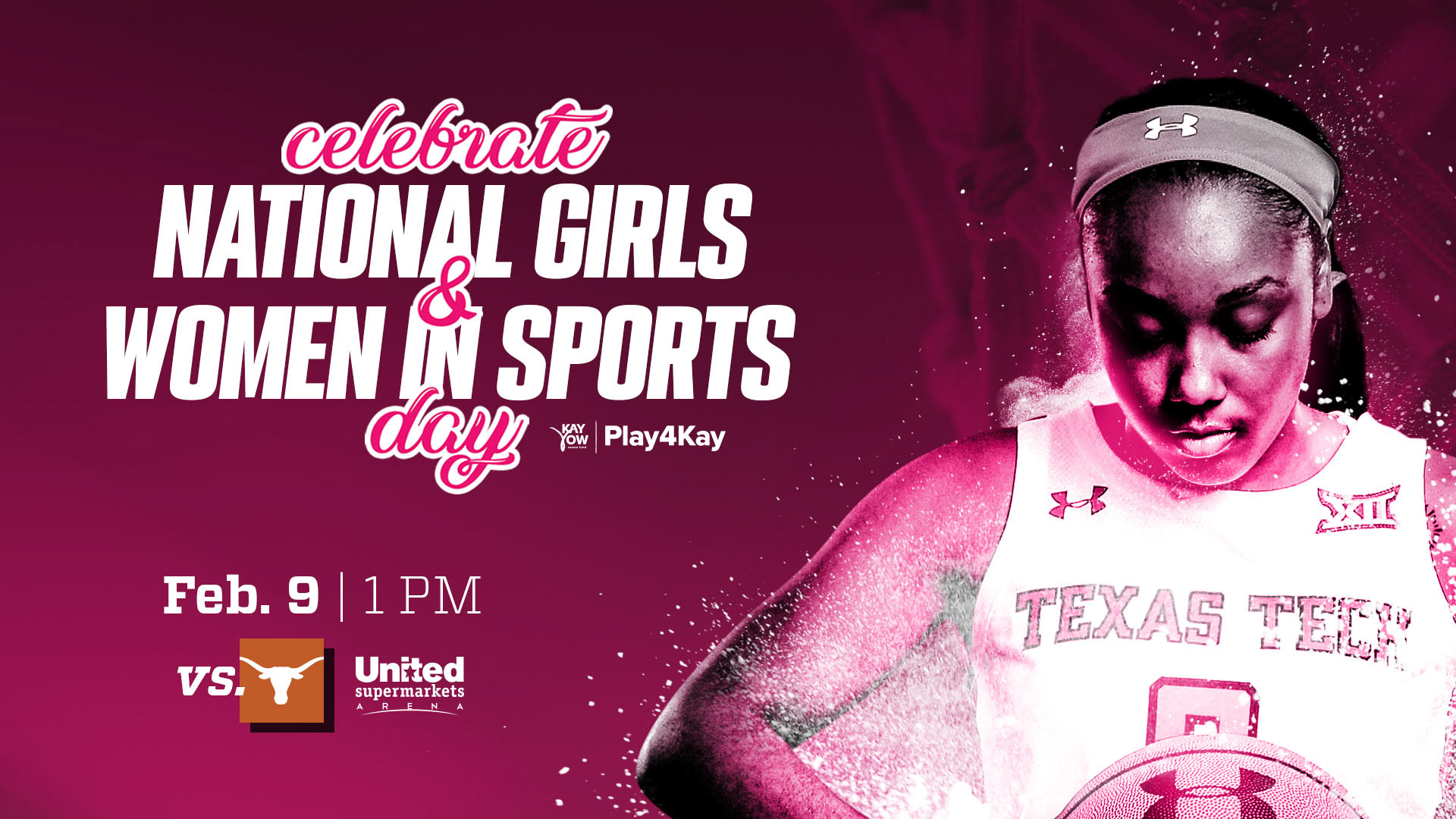Women's Basketball Play4Kay Game Graphic