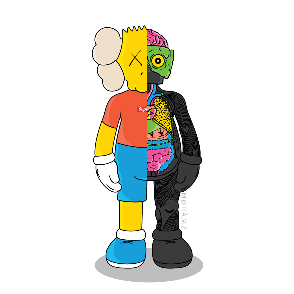 25+ Best Looking For Kaws Drawing Simpsons | Barnes Family