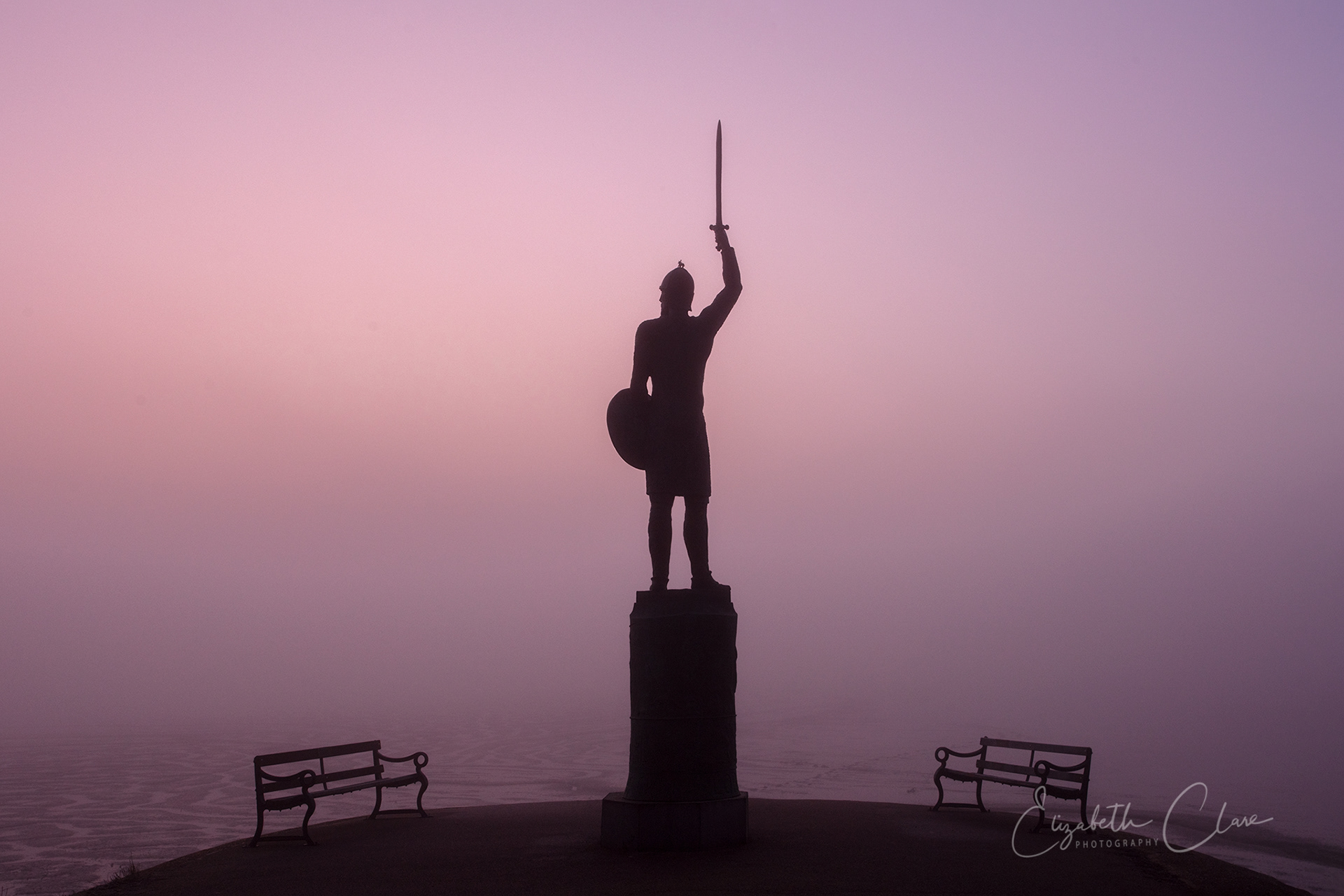 Maldon Prom in the Fog 4th December 2019