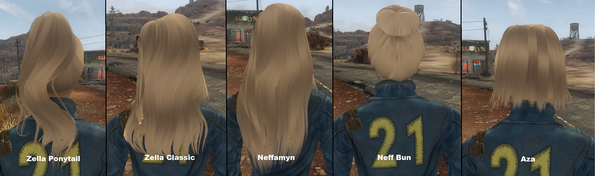 Ponytail hairstyles fallout 4 фото 42