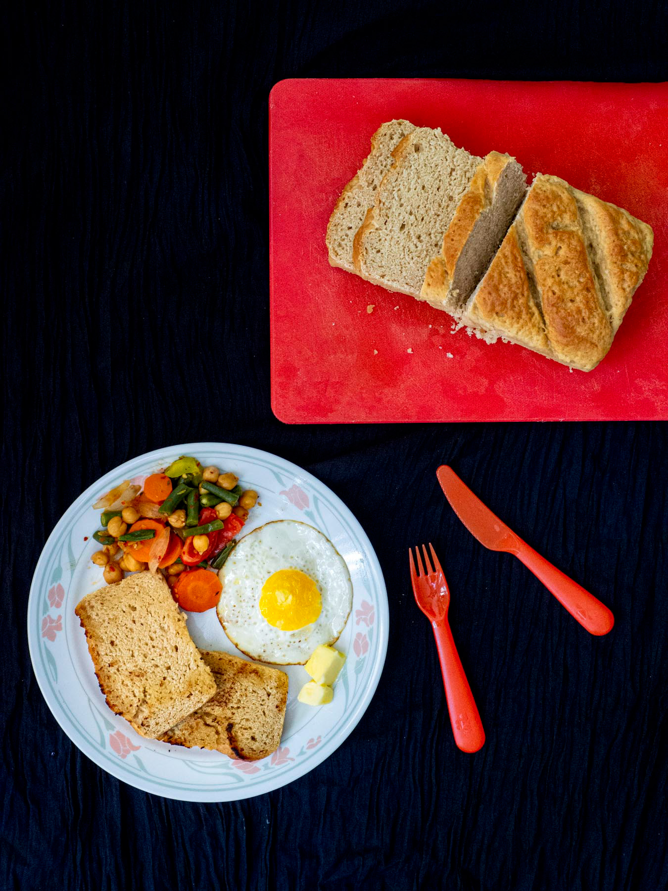 The Perfect Breakfast Spread with Homemade Bread