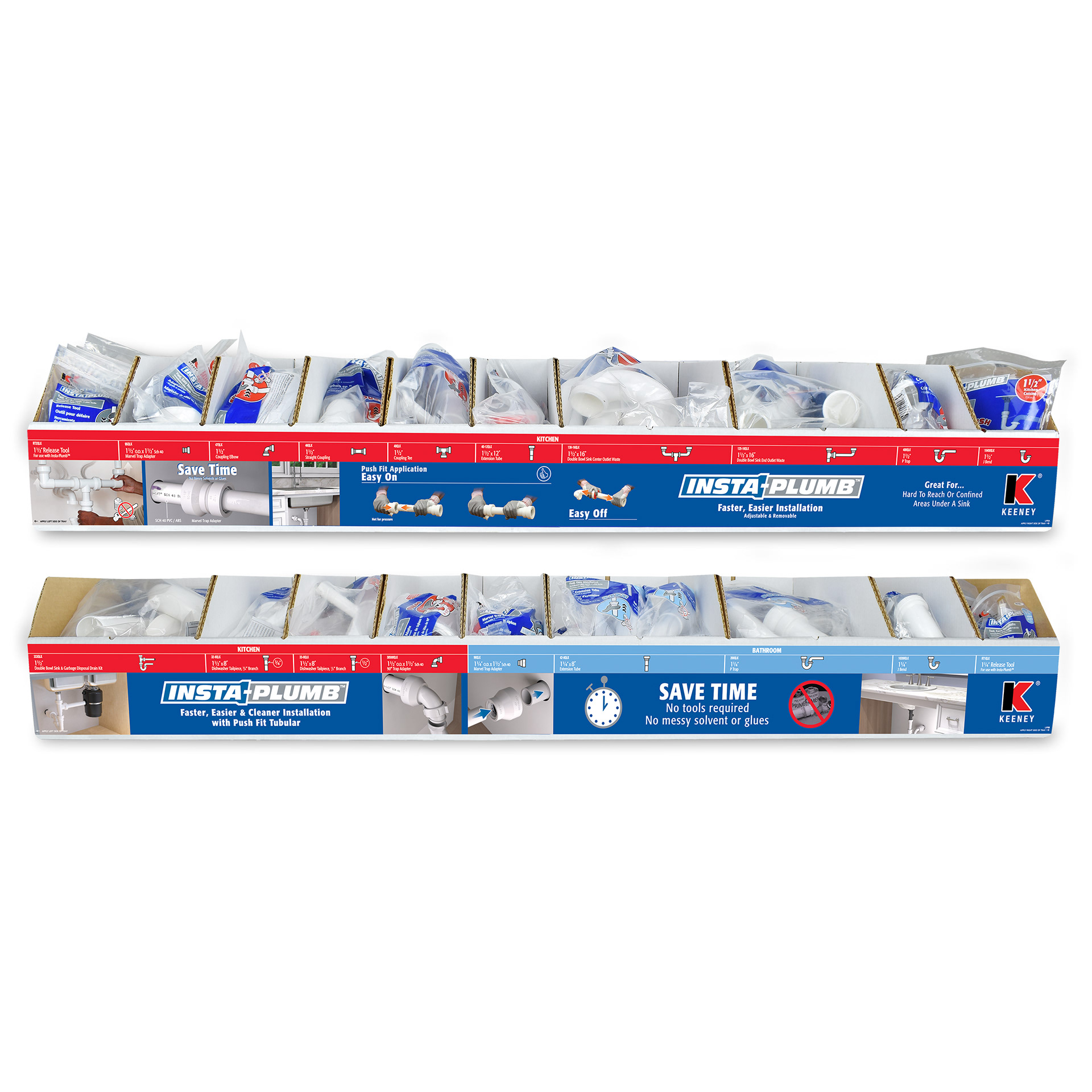 Insta-Plumb Merchandising Tray Kit