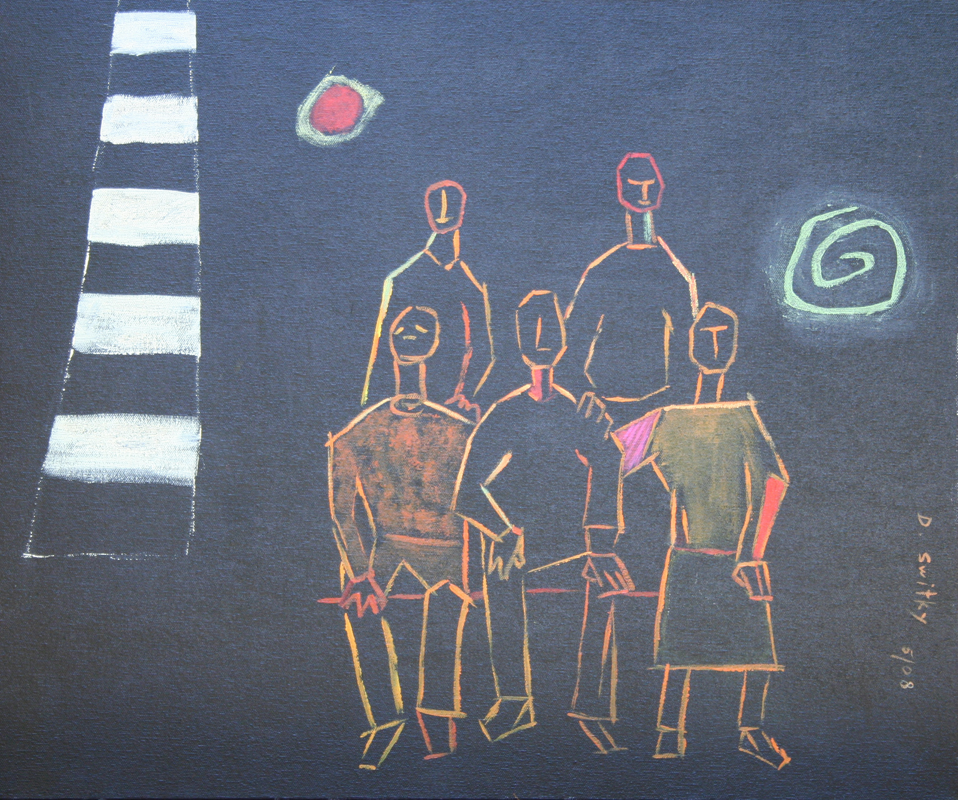 Allen's Alley | Acrylic on canvas | 20x24"