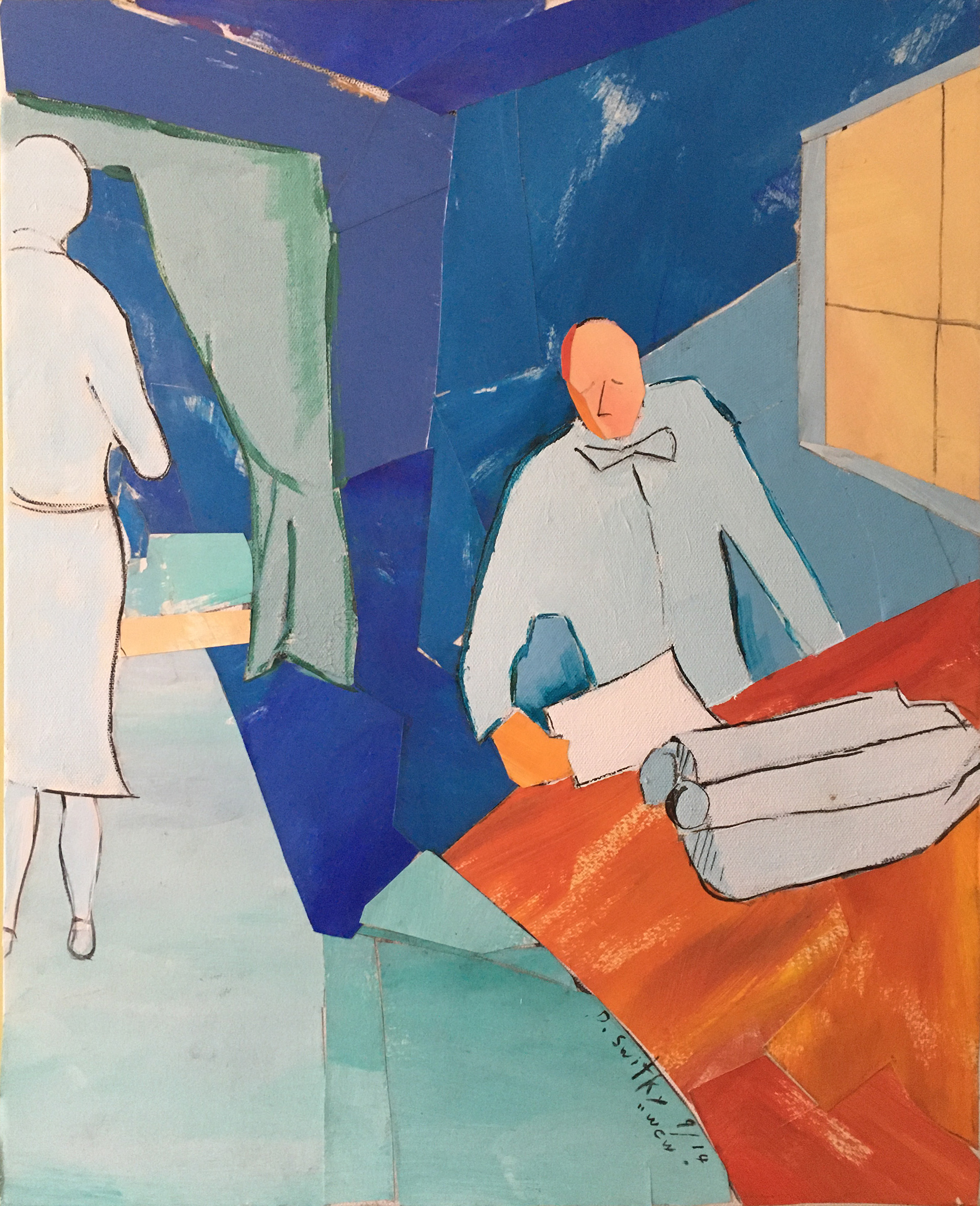 William Carlos Williams | Acrylic on canvas | 30x24"