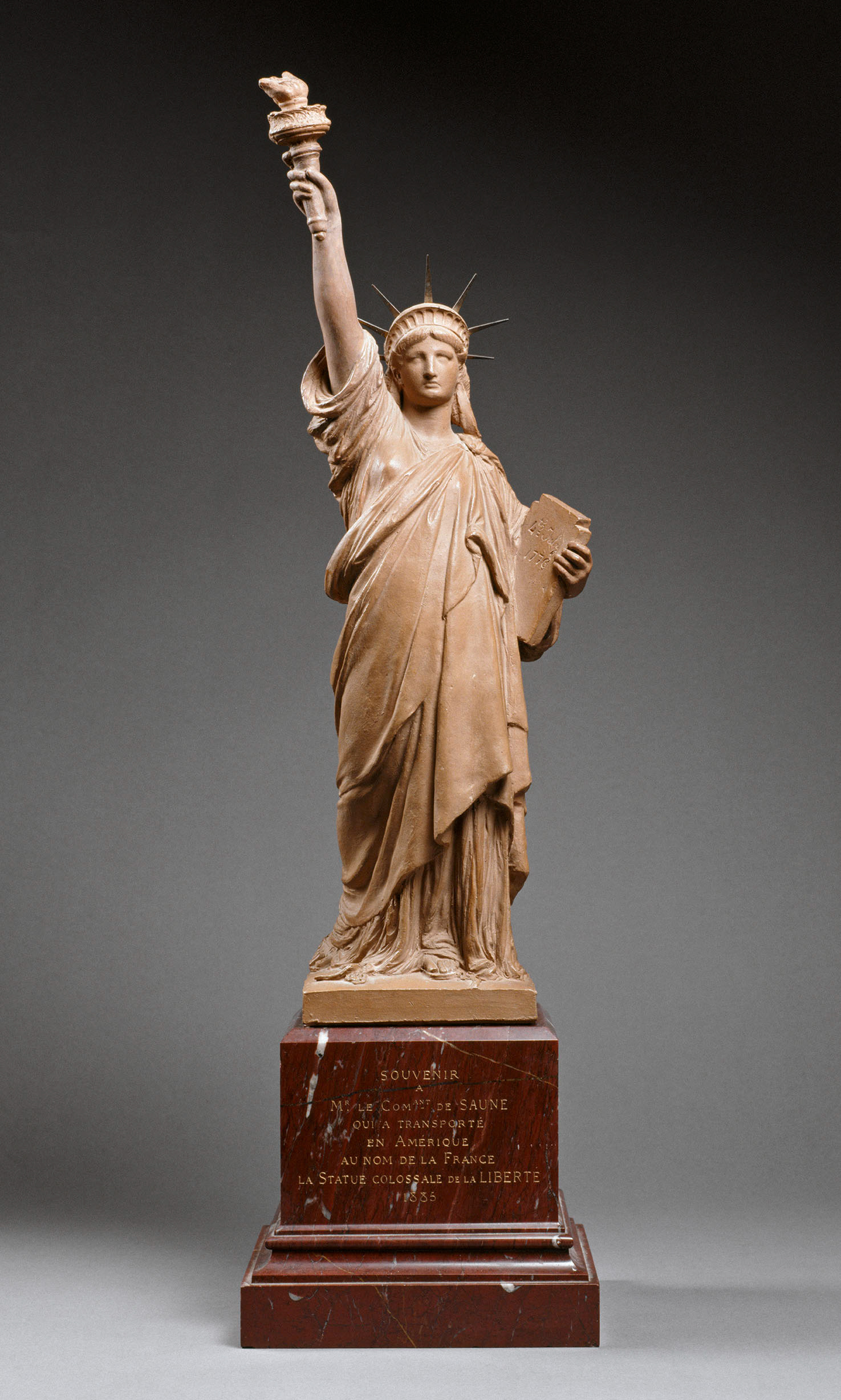 La liberté éclairant le monde, par Frédéric Auguste Bartholdi Musée Franco-Américain de Blérancourt © RMN – Grand Palais / Thierry Ollivier