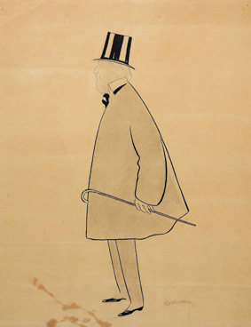 Dessin à l'encre par cappiello