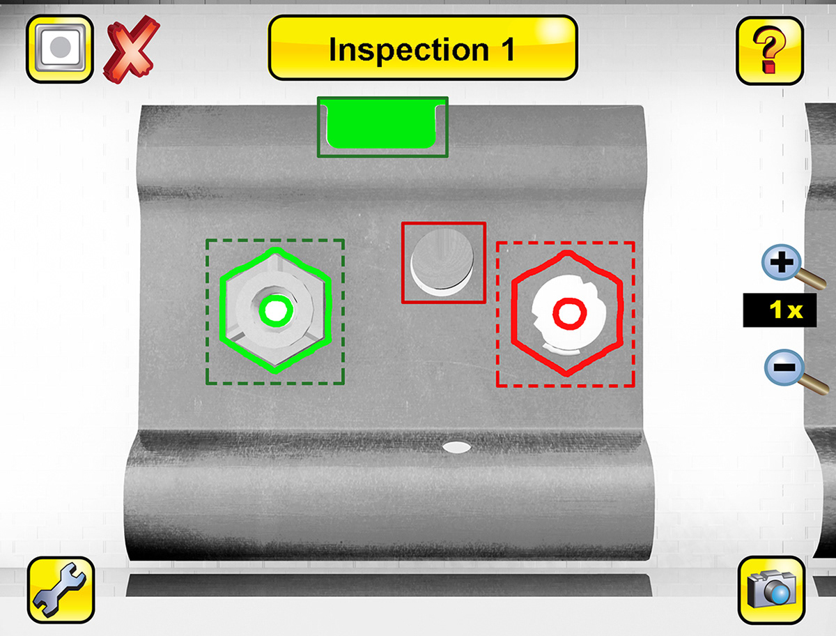 Part Inspection Fail Screen Used for Material In Sensor 3d Model