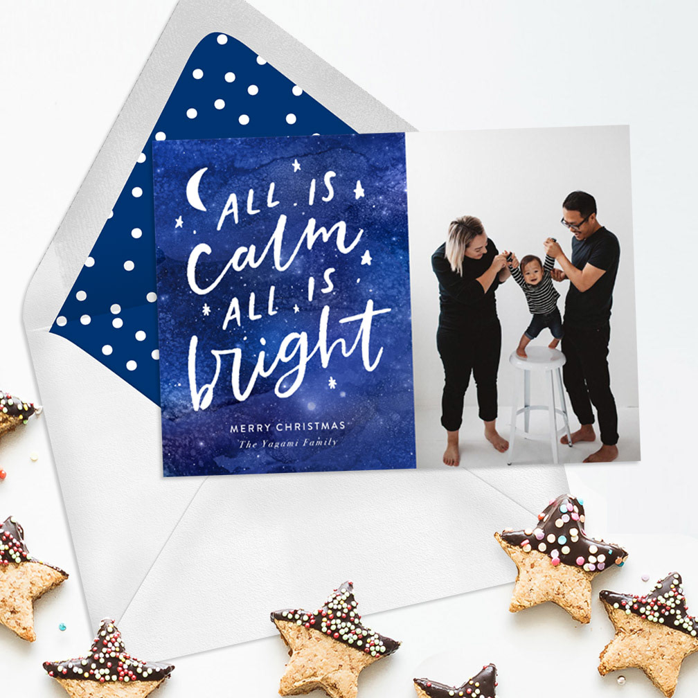 "Calm Starry Night" - Electronic Christmas card available on Greenvelope