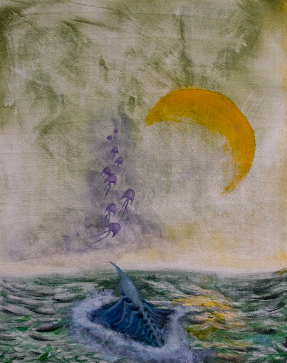 What Lies Beneath, 16x20, Acrylic on Canvas
