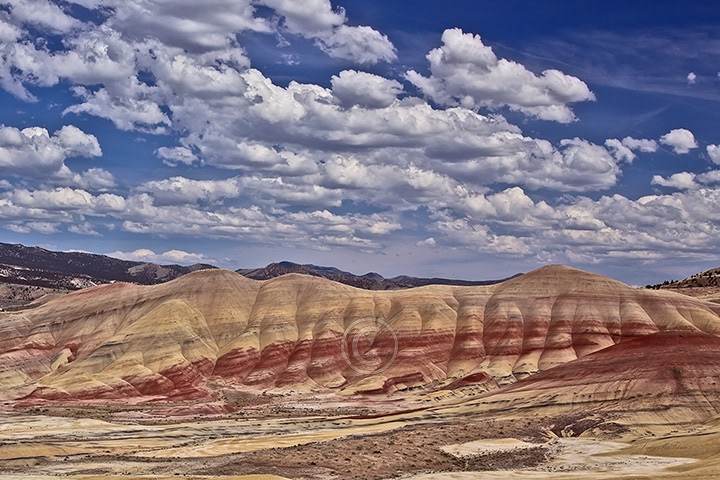 Painted Hills, Wheeler County, Oregon - Image #7686