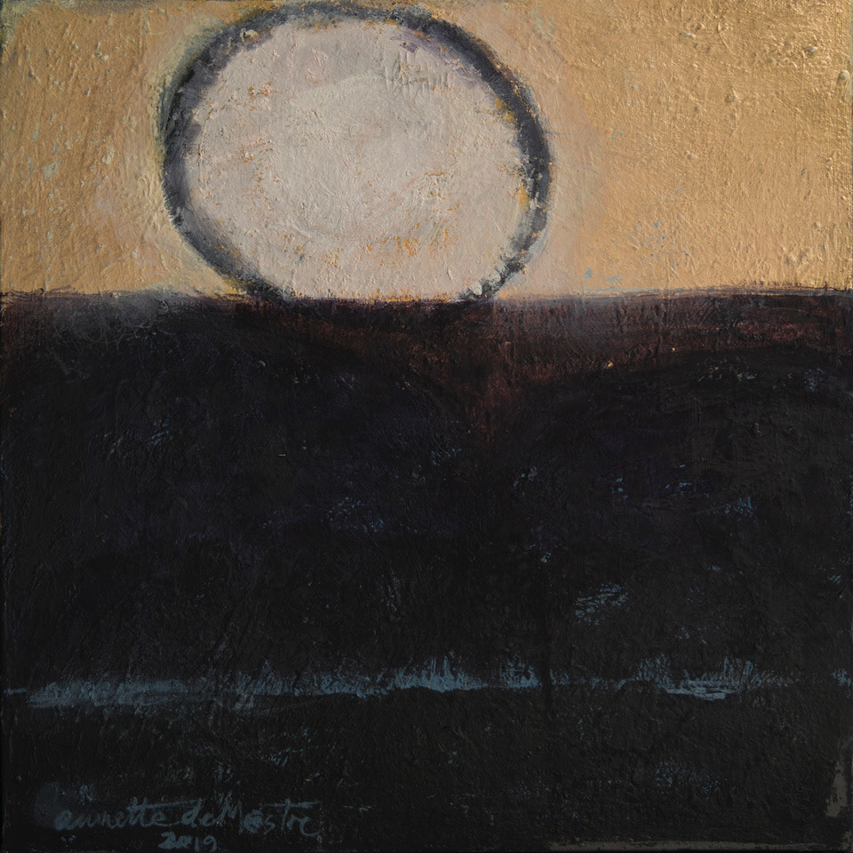 METAMORPHOSE oil on canvas. 44 x 44cm