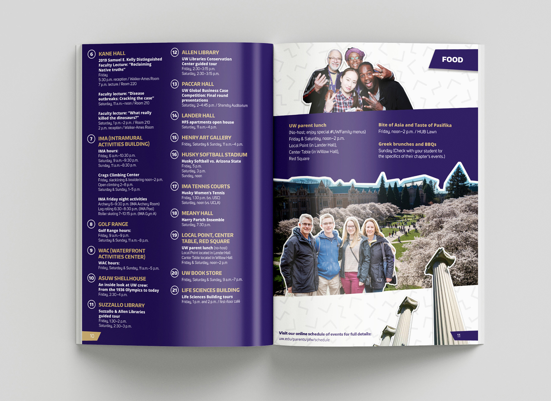 event booklet