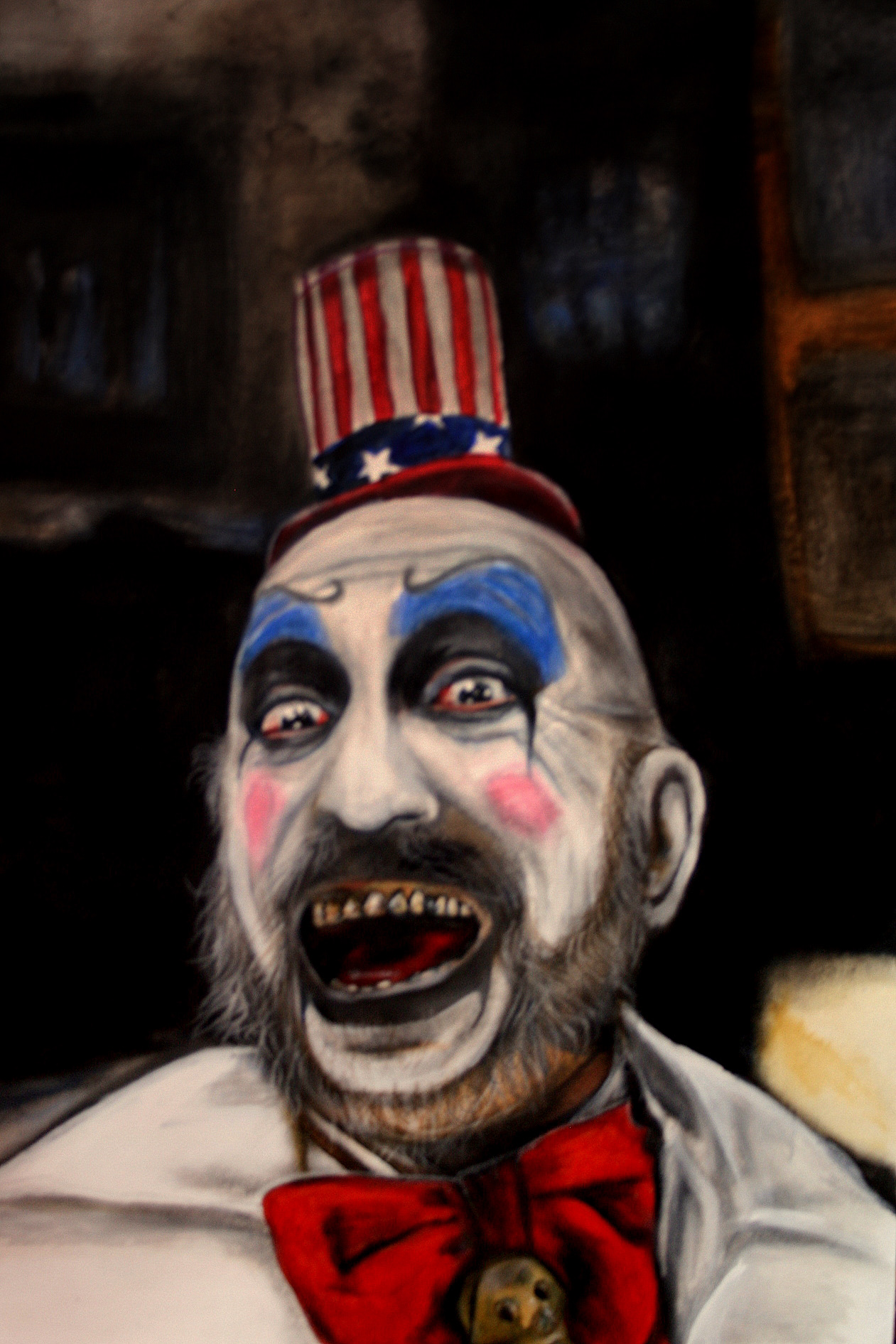 CAPTAIN SPAULDING, THE CLOWN = Sid Haig as "Captain Spaulding"