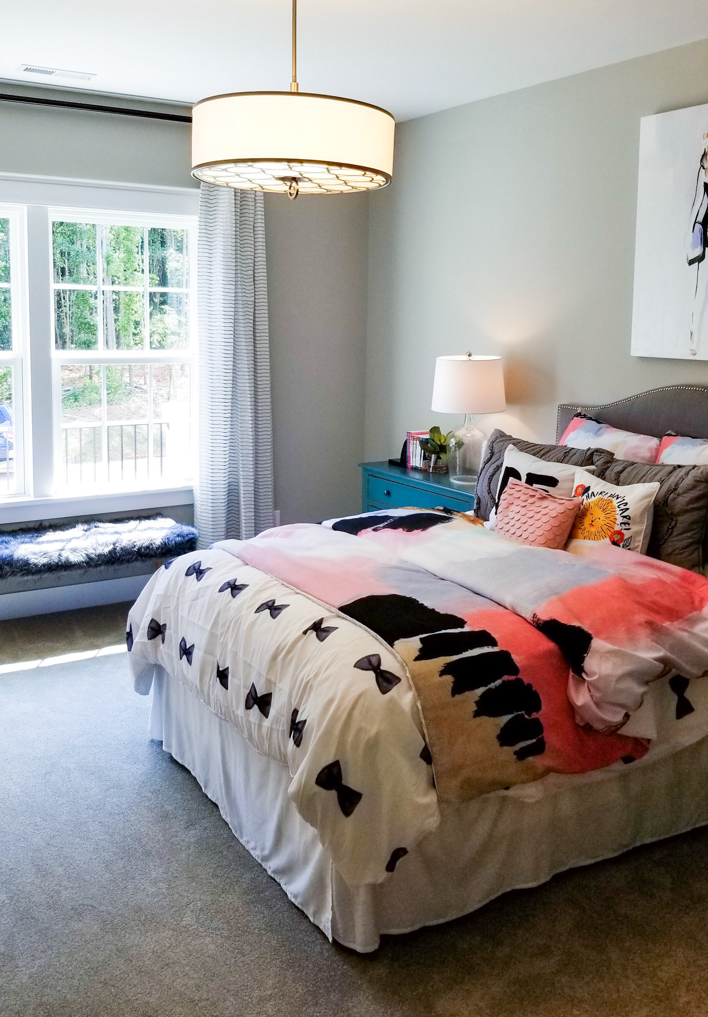 Personal Selections: Flooring & lighting. Other selections made by Model Home Interiors.
