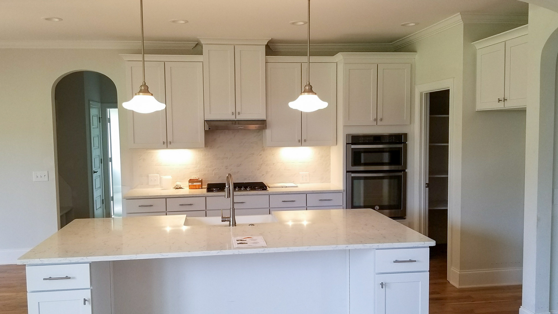 Personal Selections: Cabinets, counters, flooring, tile, paint colors, hardware, and lighting.