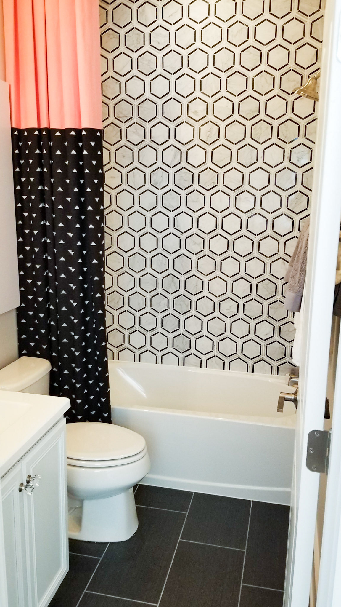 Personal Selections: Tile & lighting. Other selections made by Model Home Interiors.