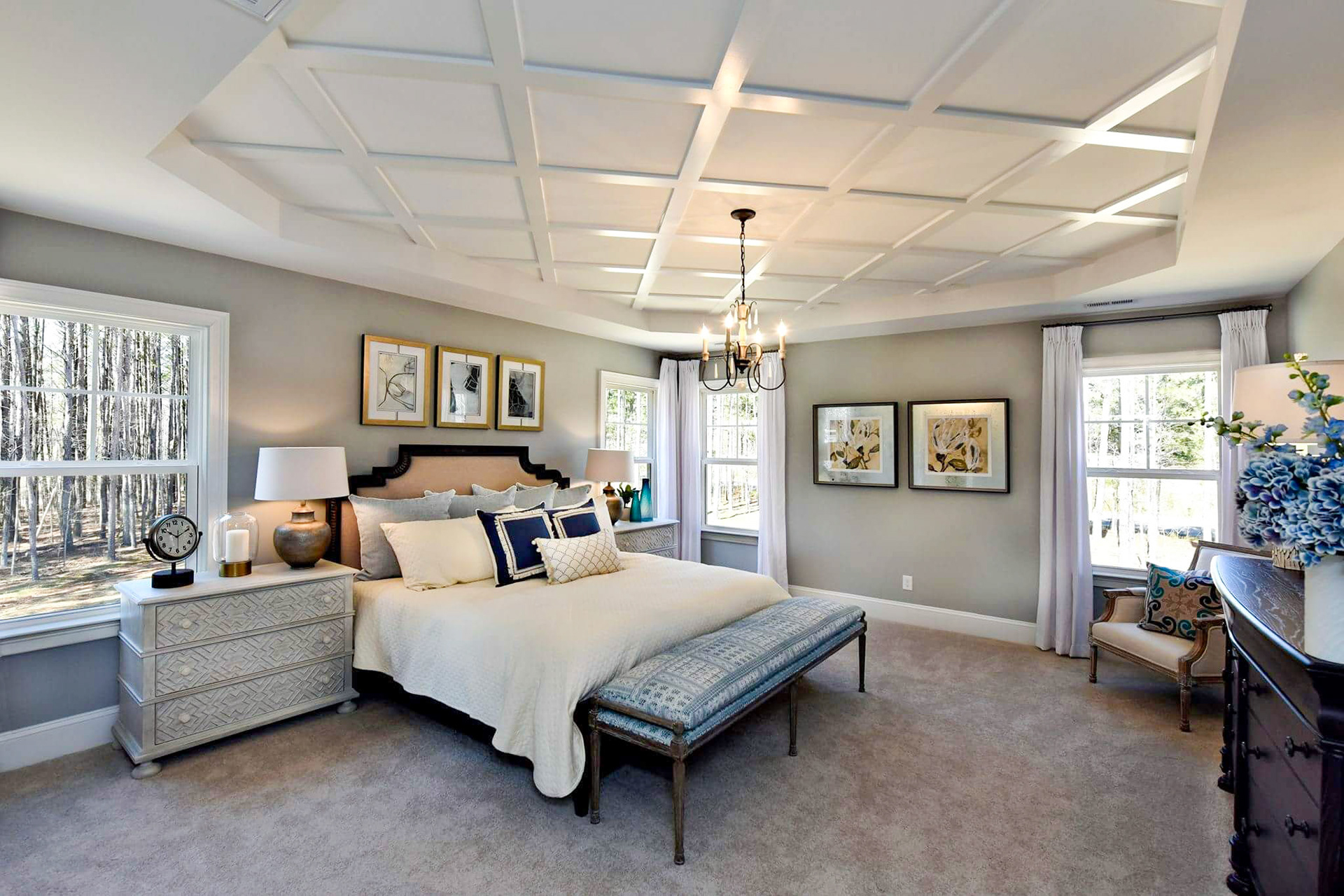 Personal Selections: Flooring & lighting. Other selections made by Merchandising Concepts. Photo Credit: Stanley Martin Homes.