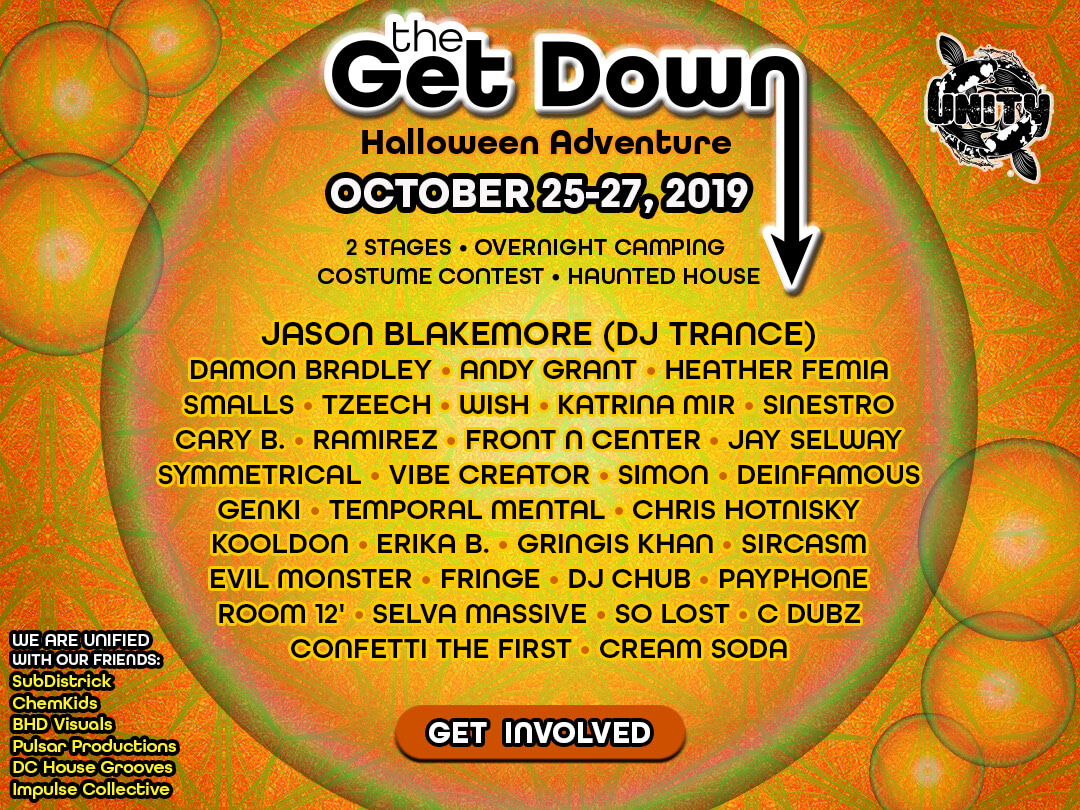 Temporary landing page for event email list sign-up [default state]