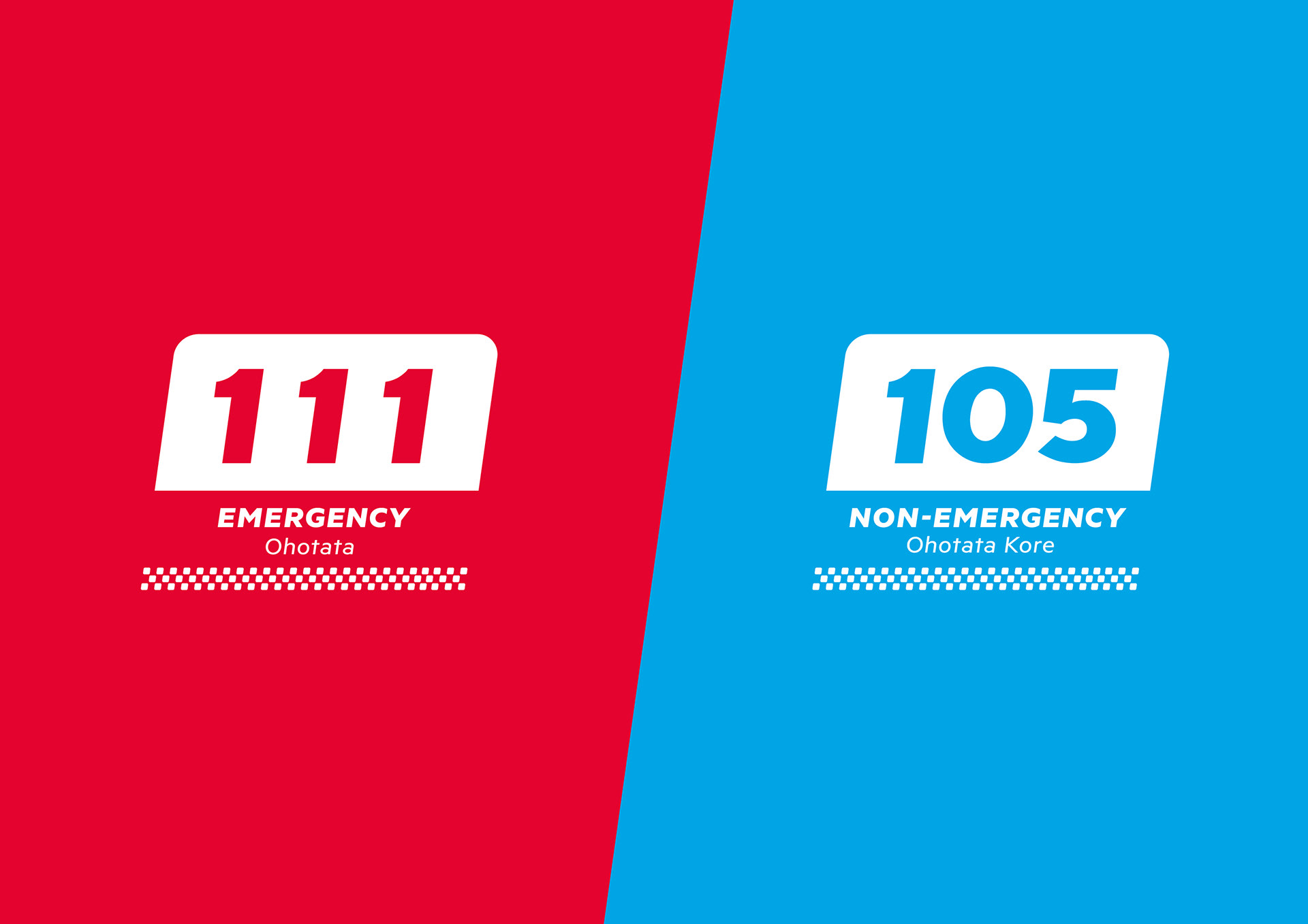 New Zealand Police - 105 Non-Emergency Number.