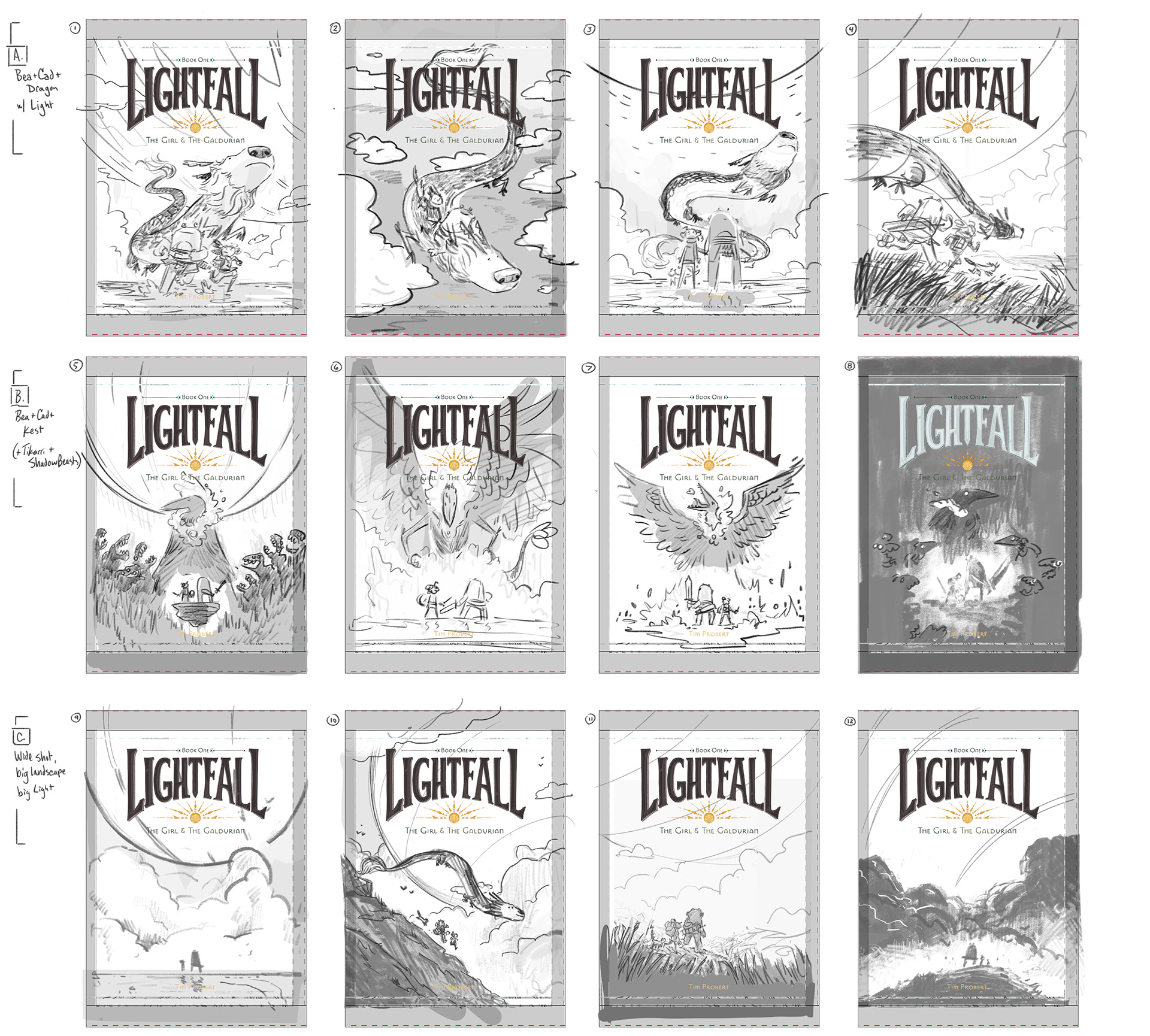 Tim Probert Lightfall Book 2 Cover