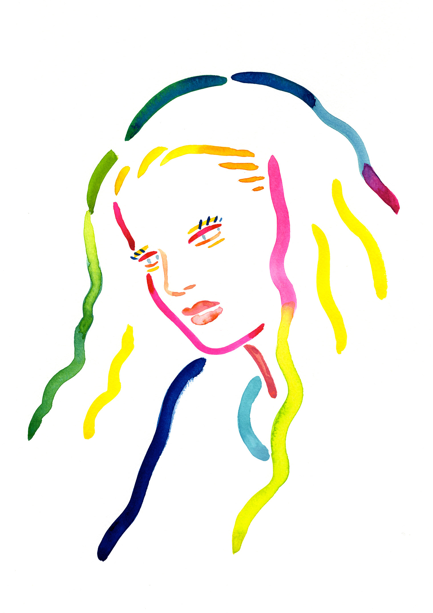 neon woman(2021)
