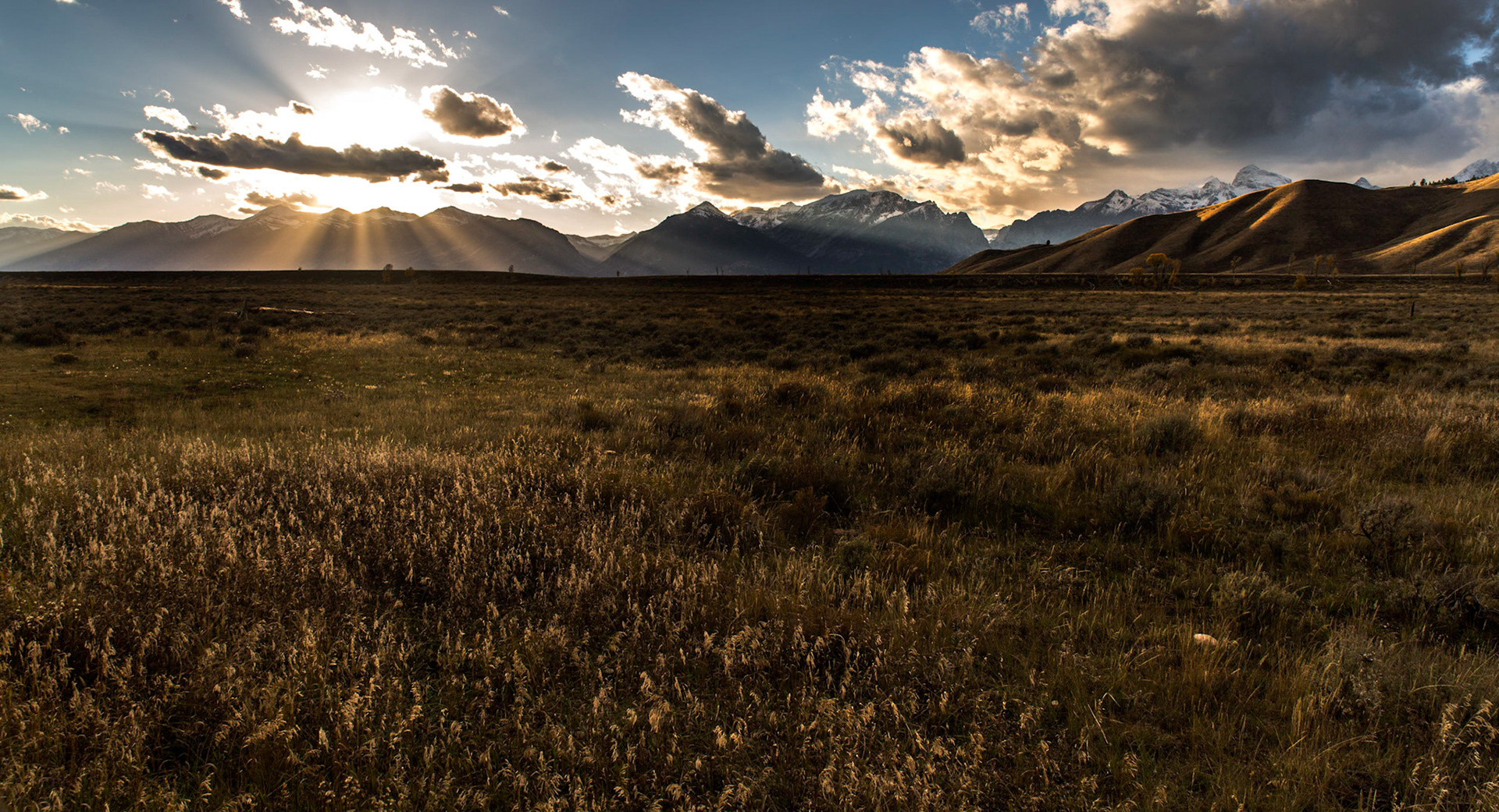 Sunset Teton Range