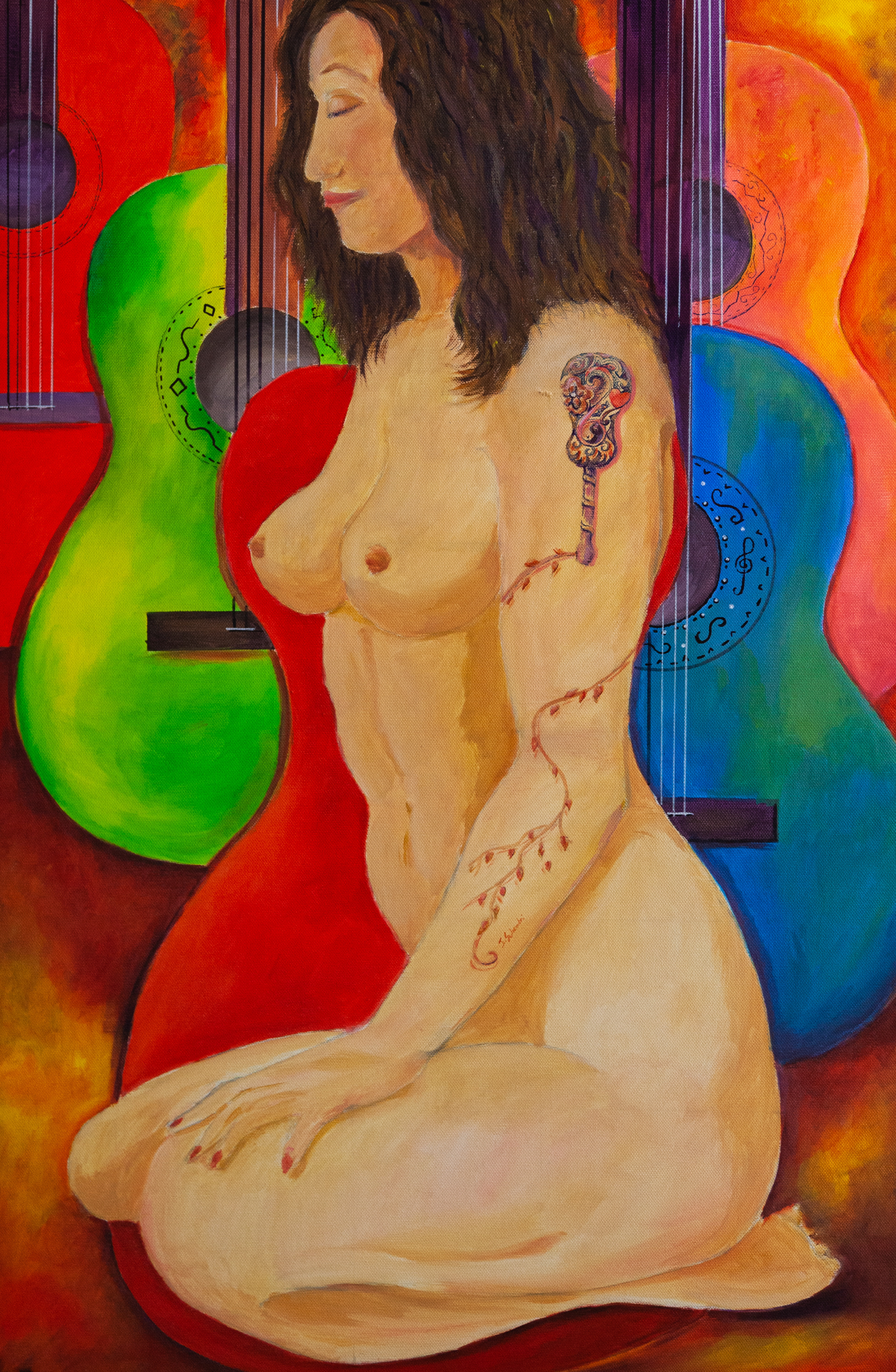 Acrylic on Canvas 90x60cm