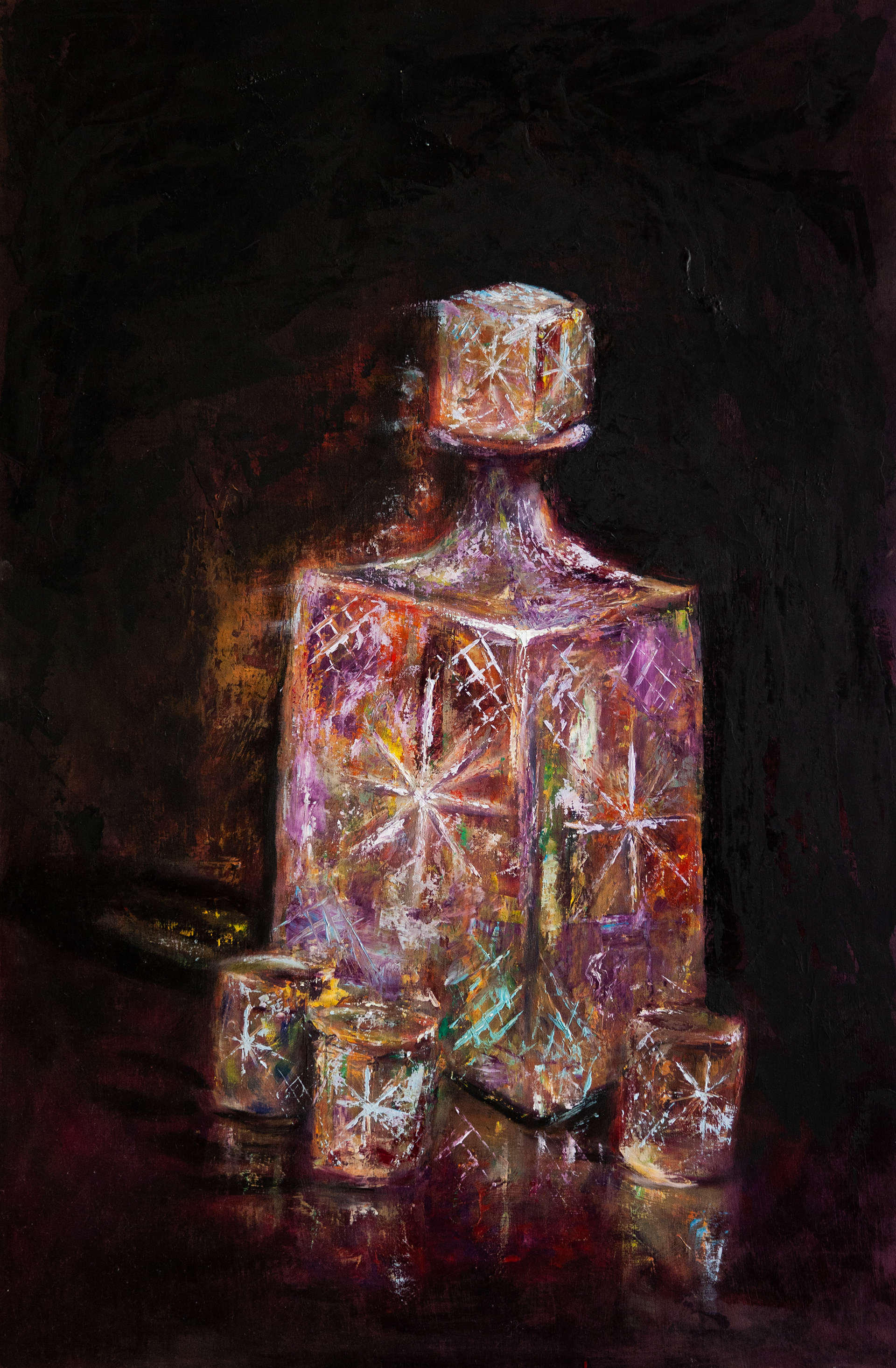 Oil on wood 90 x 60cm