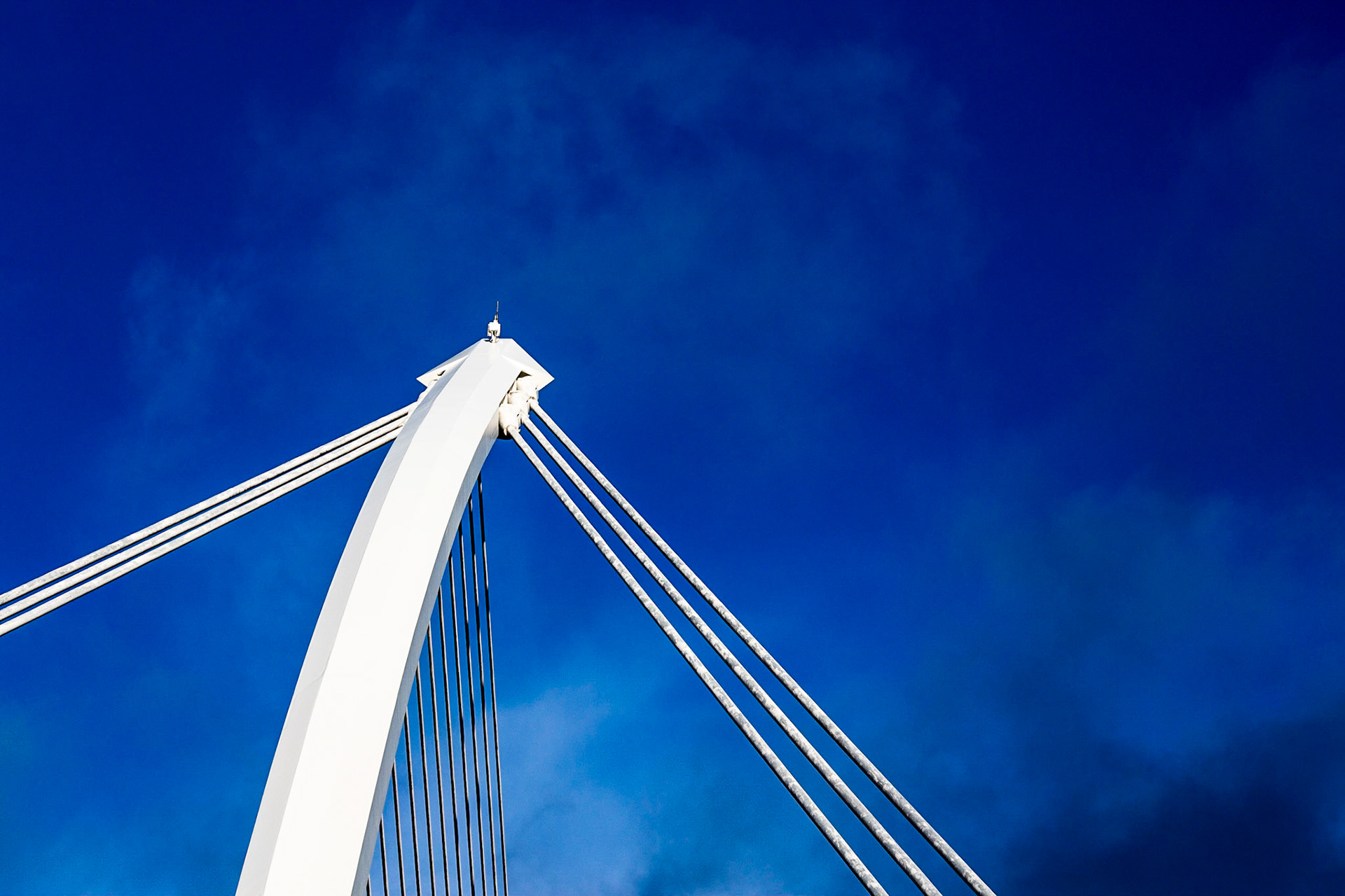 Samual Beckett  Bridge with blue sky