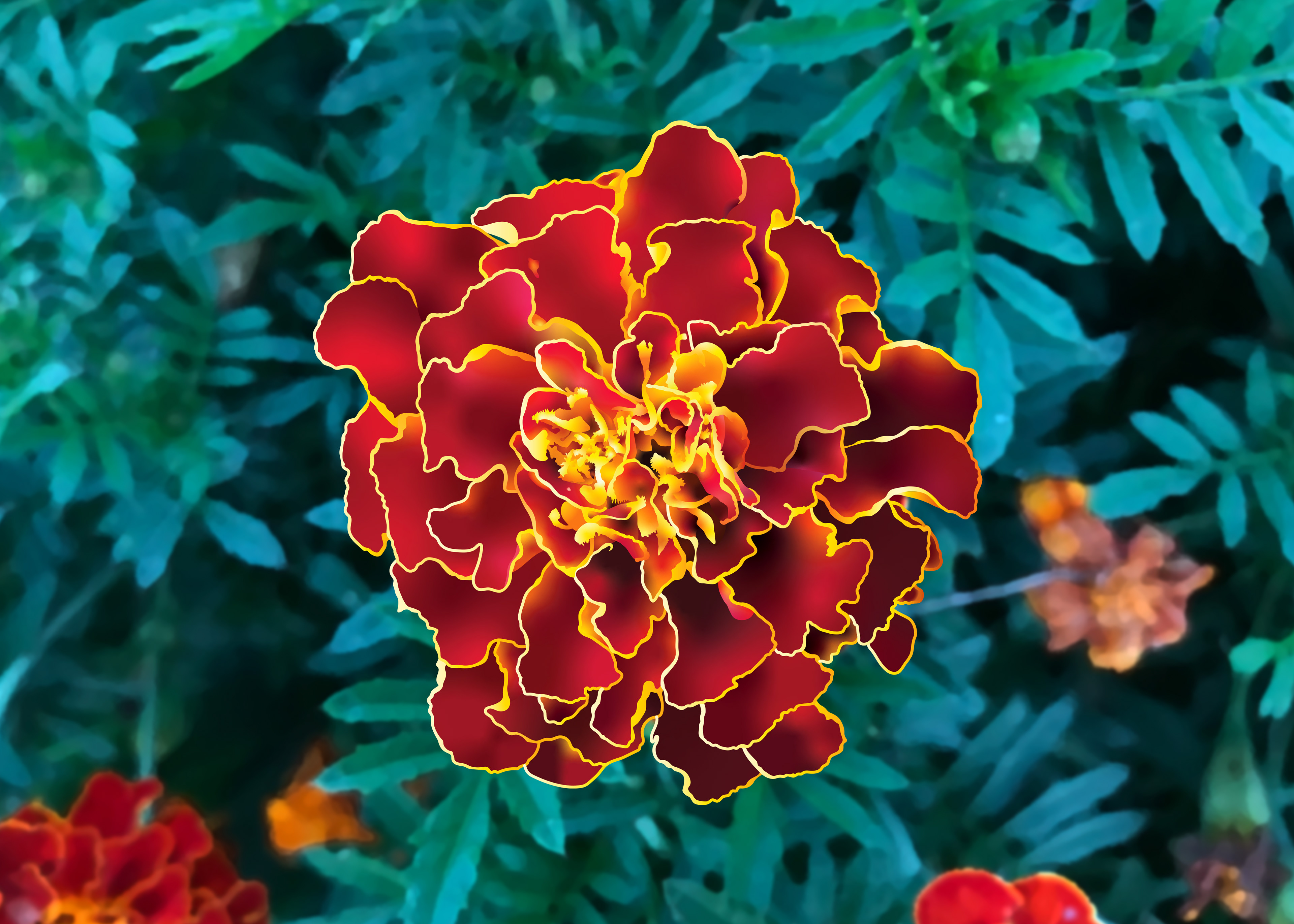 Marigold.  Available at: https://displate.com/displate/1198585