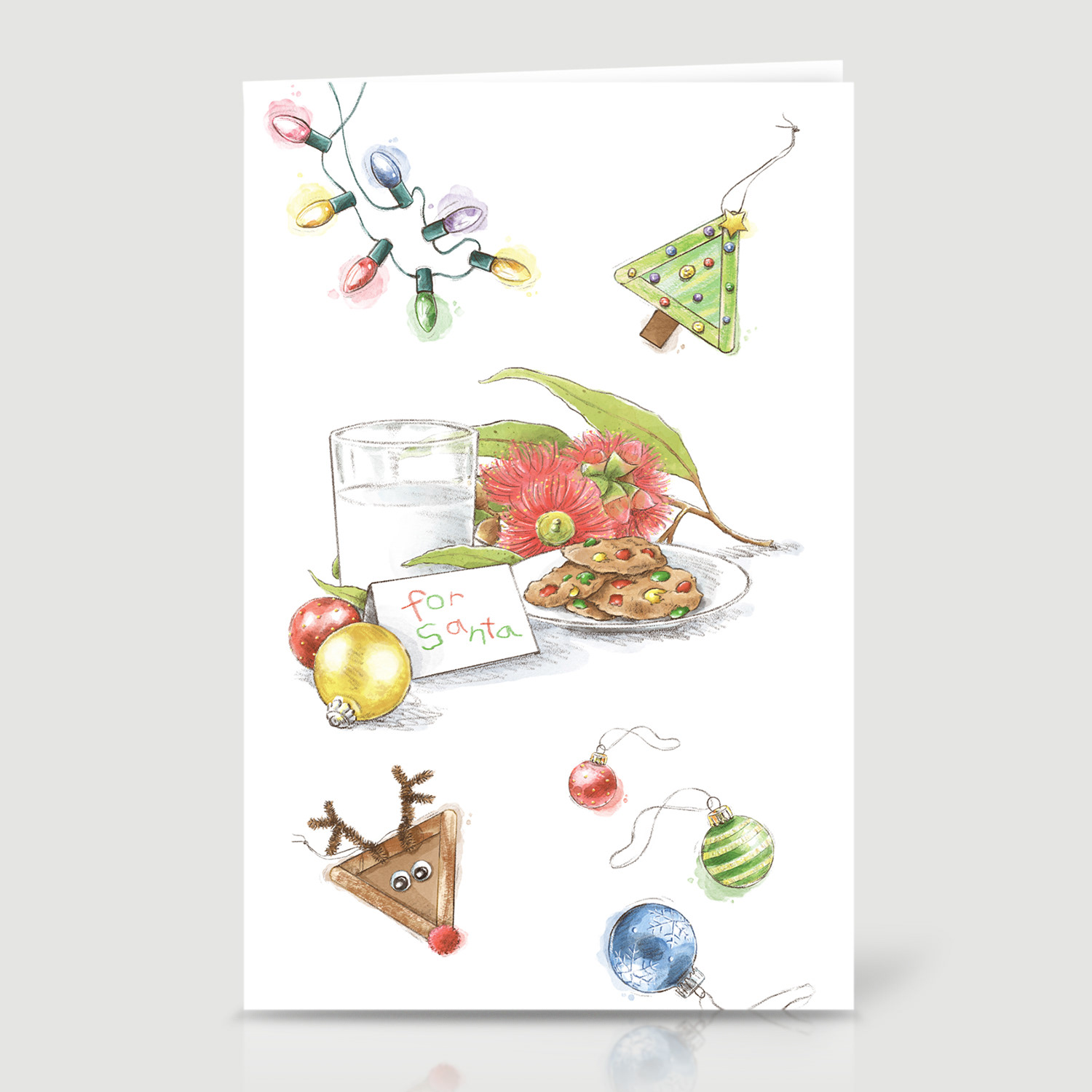 Folded Christmas Card
